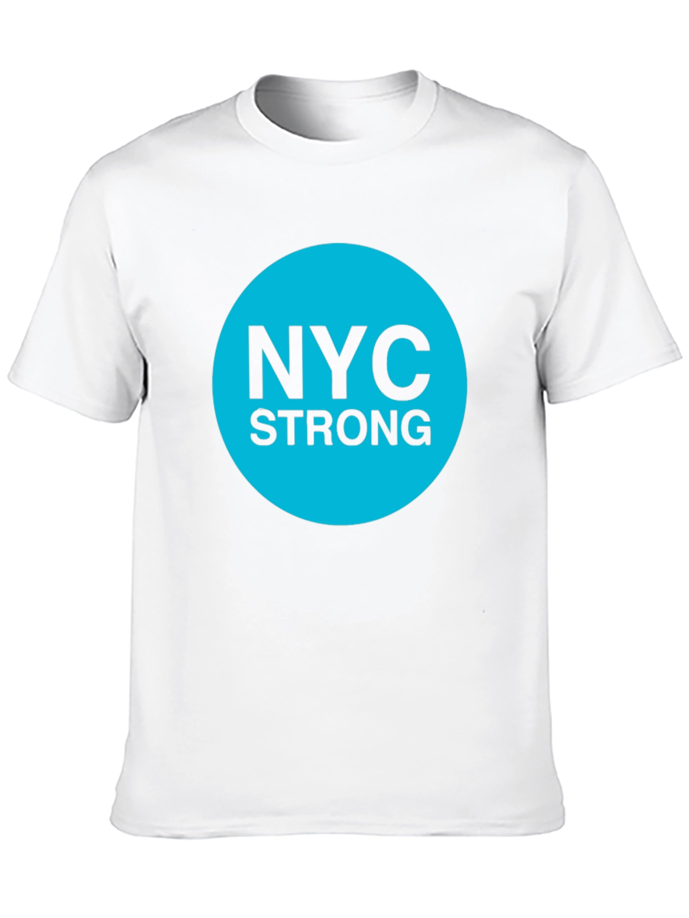 NYC Strong Graphic Tee - Classic Crew Neck T-Shirt