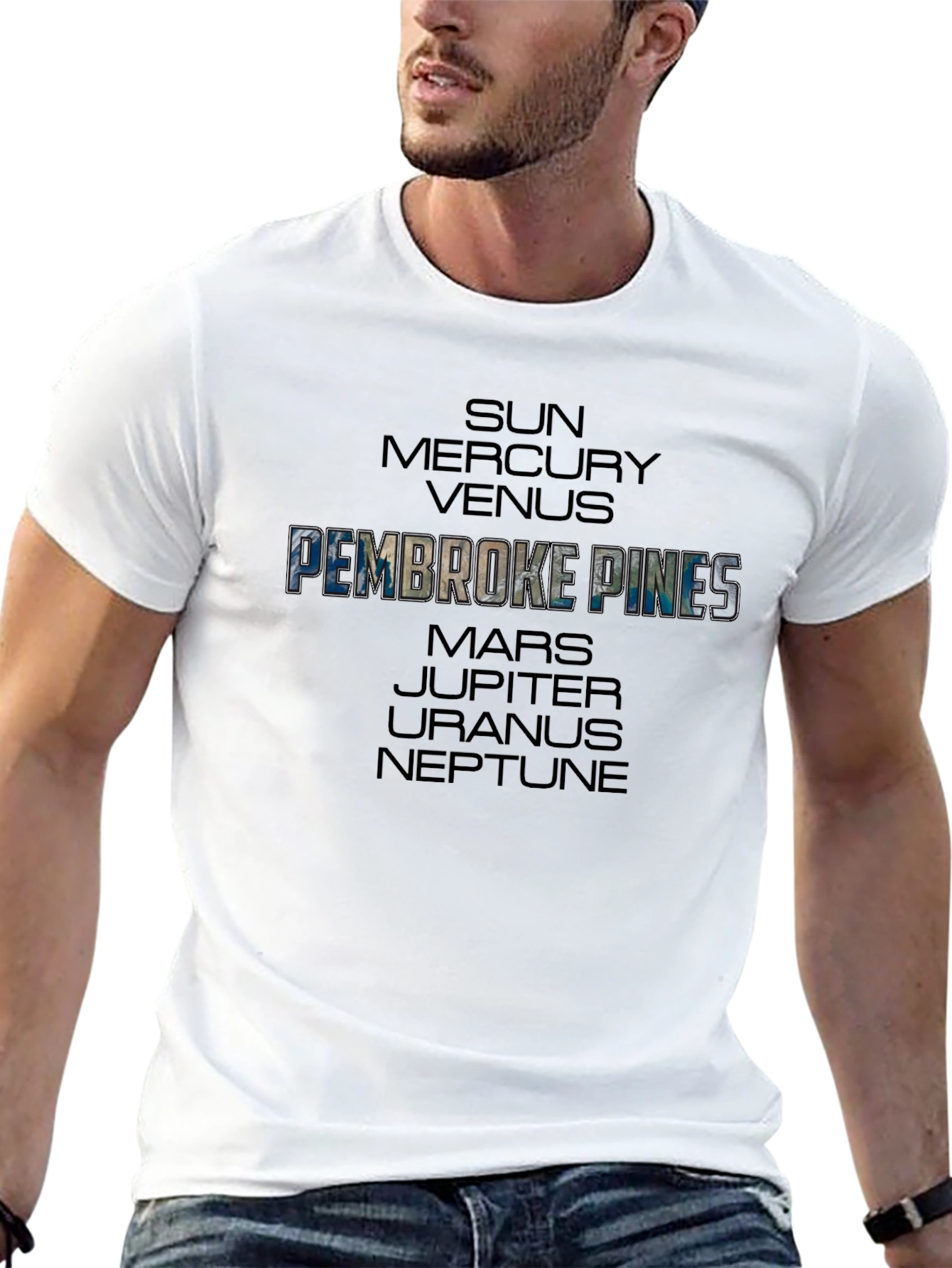 Pembroke Pines Planets Graphic Tee