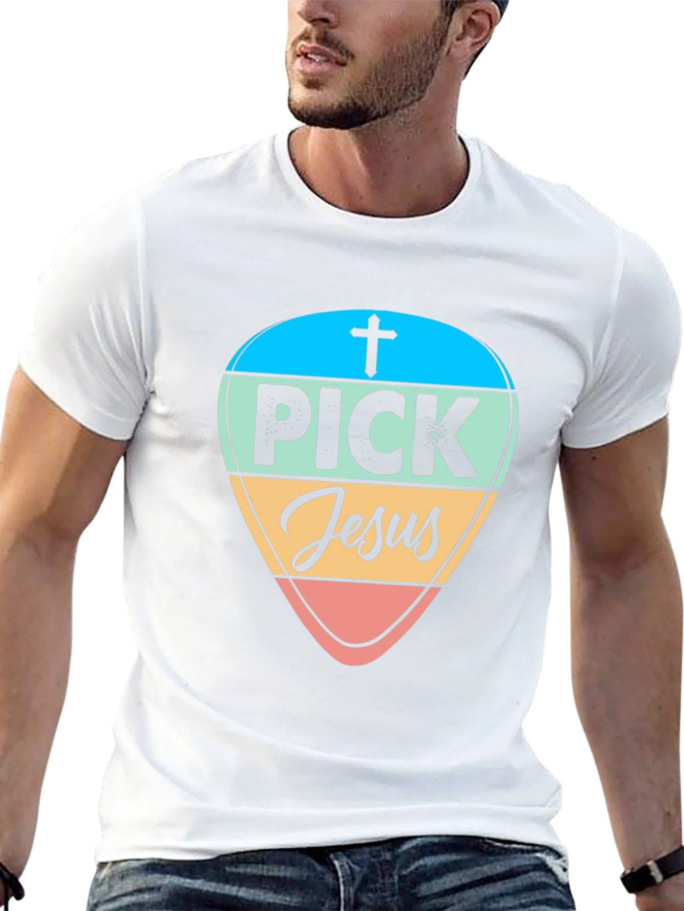 Pick Jesus T-Shirt Christian Graphic Tee