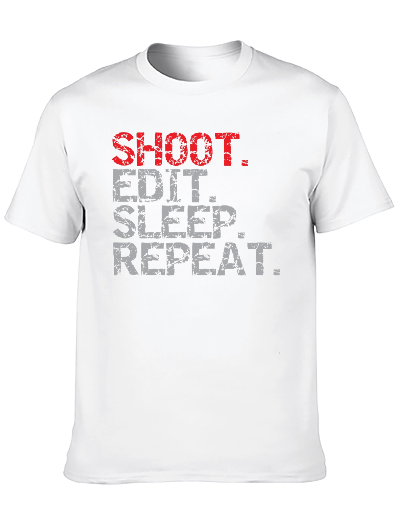 Shoot Edit Sleep Repeat Graphic Tee