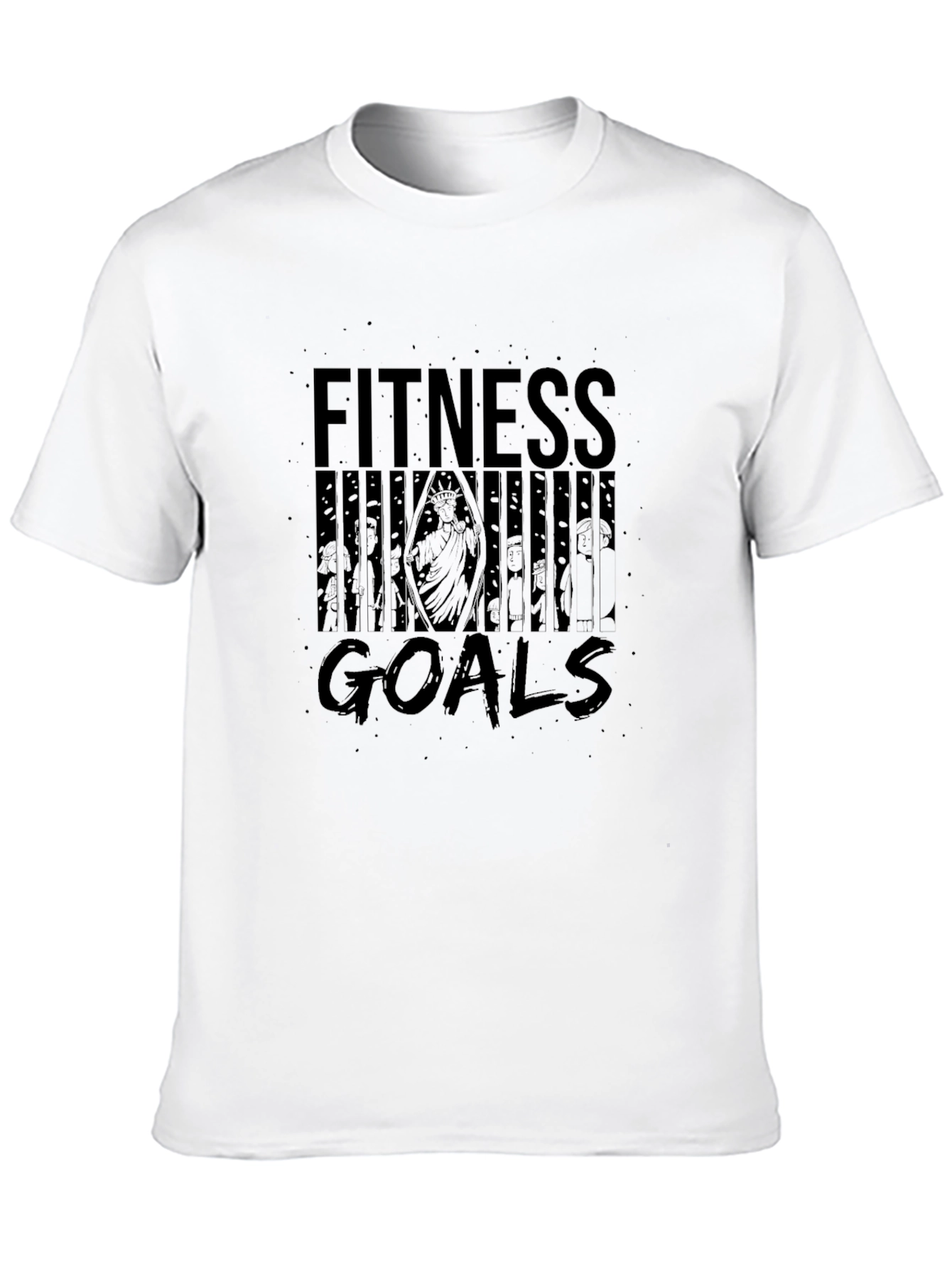 Fitness Goals Graphic Tee - Black