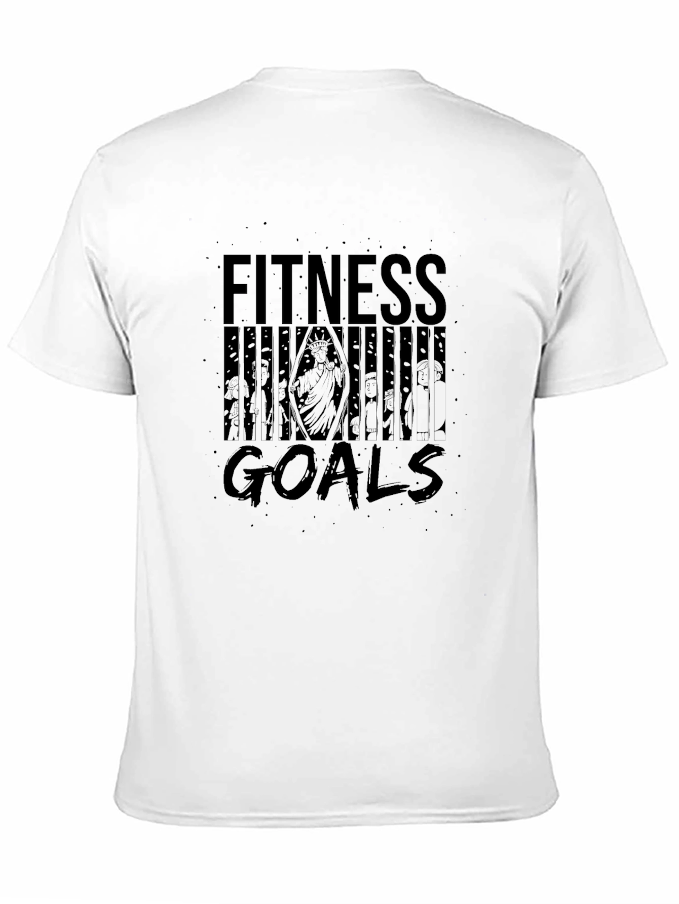 Fitness Goals Graphic Tee - Black