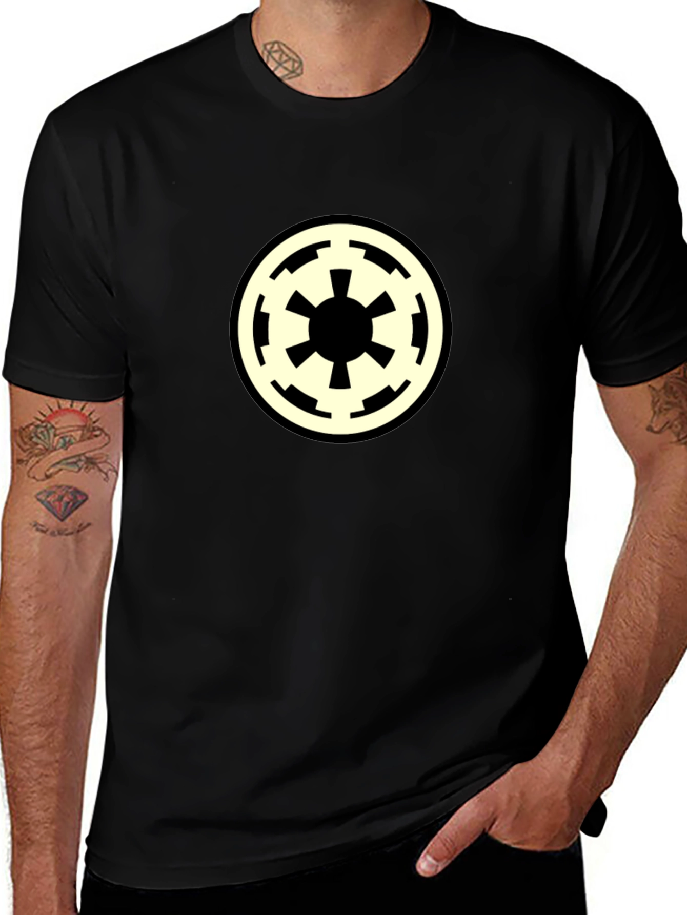 Star Wars Imperial Symbol T-Shirt - Black
