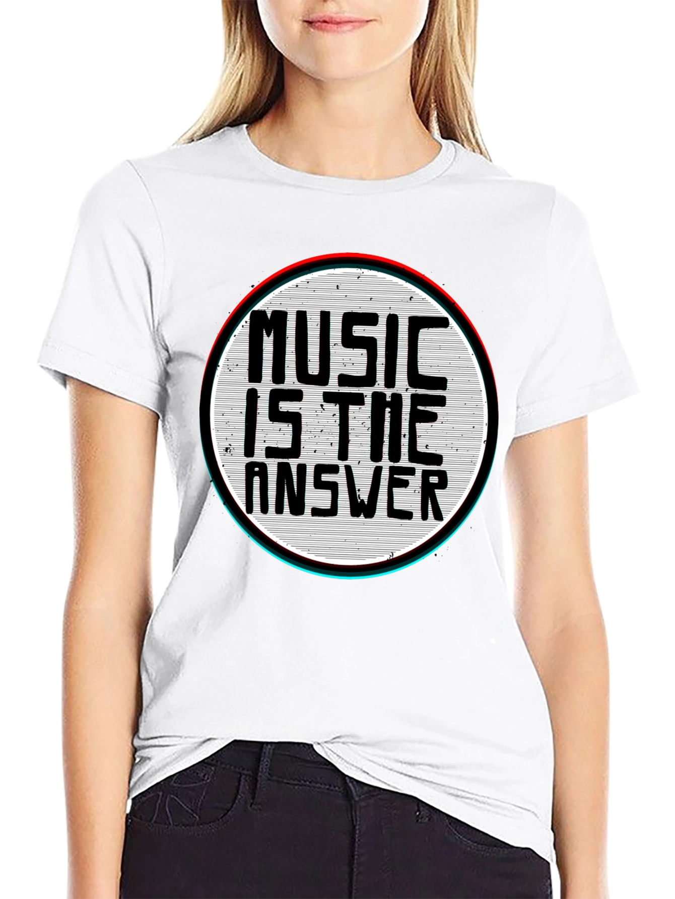 Music is the Answer Graphic T-Shirt