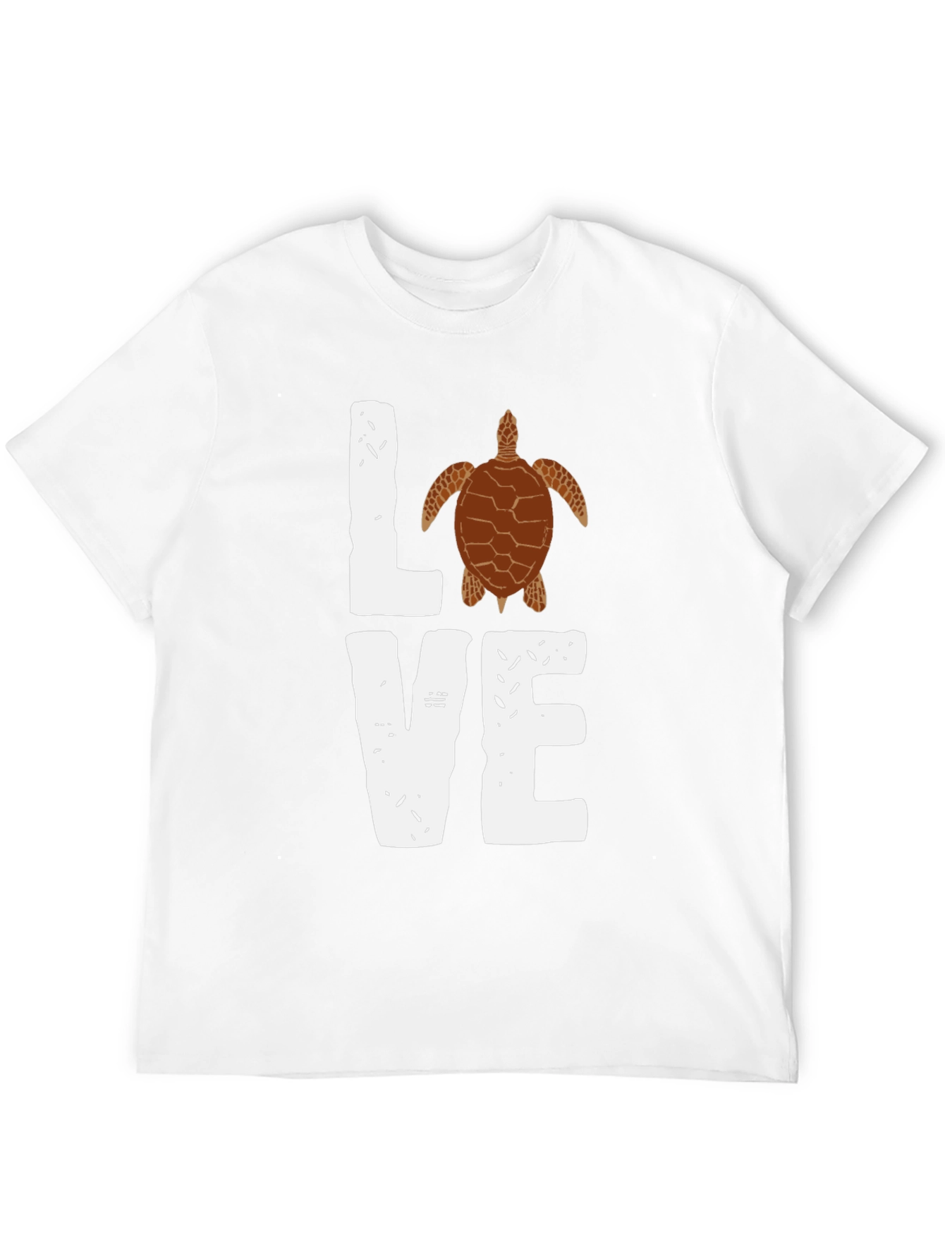 Love Turtle Graphic T-Shirt - Trendy Black Tee
