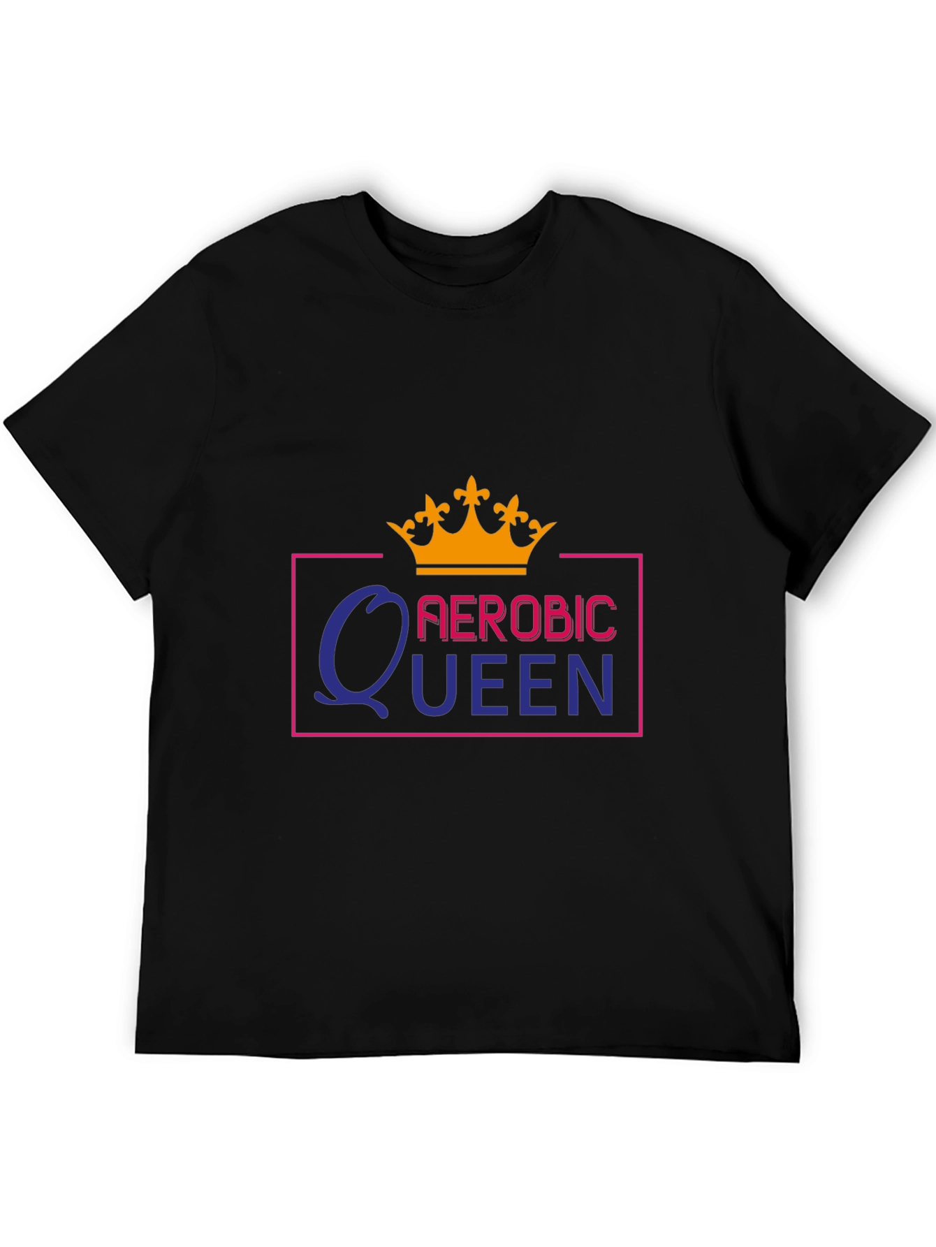 Aerobic Queen Graphic Tee - Fitness Fashion