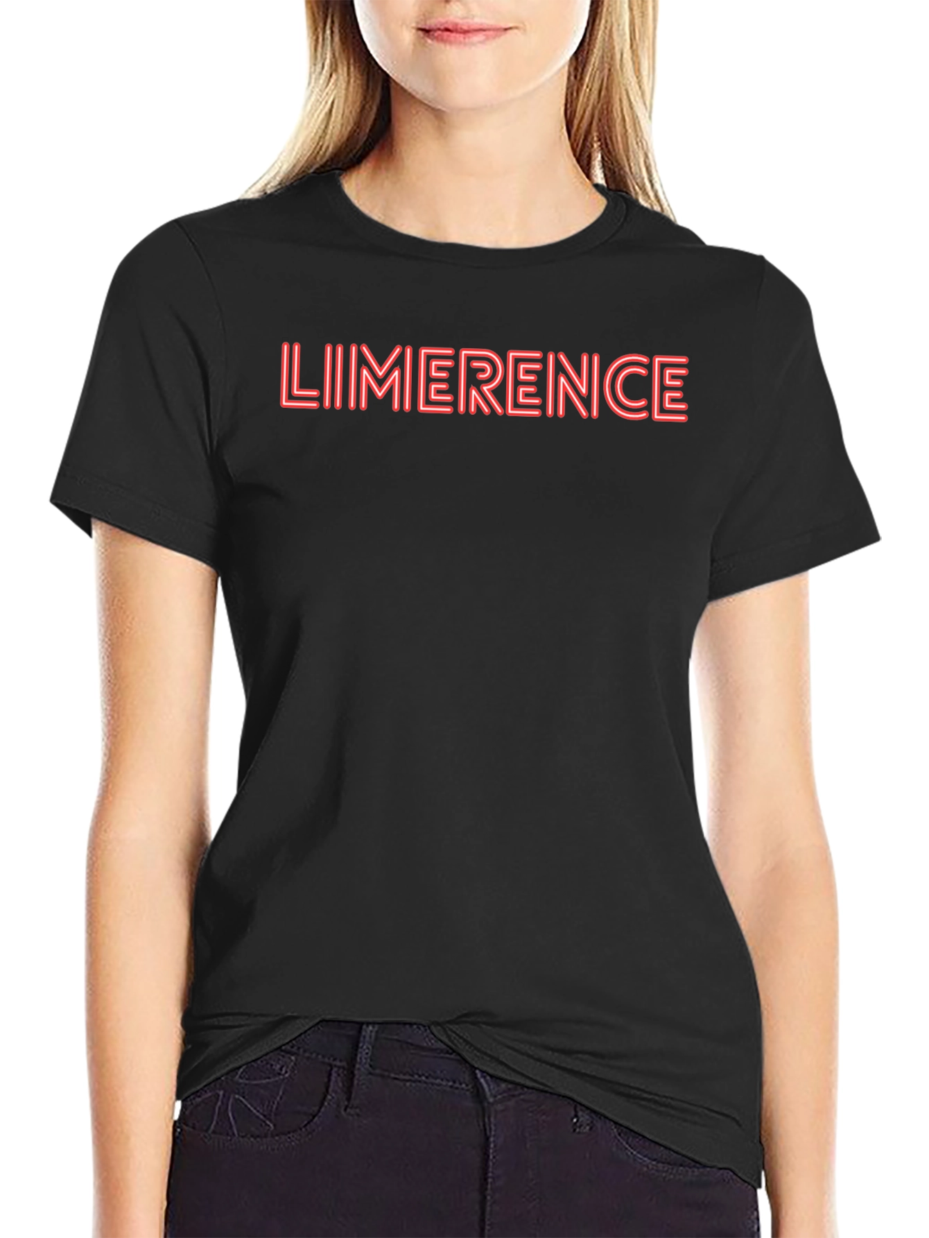 Limerence Graphic Tee - Black Casual T-Shirt