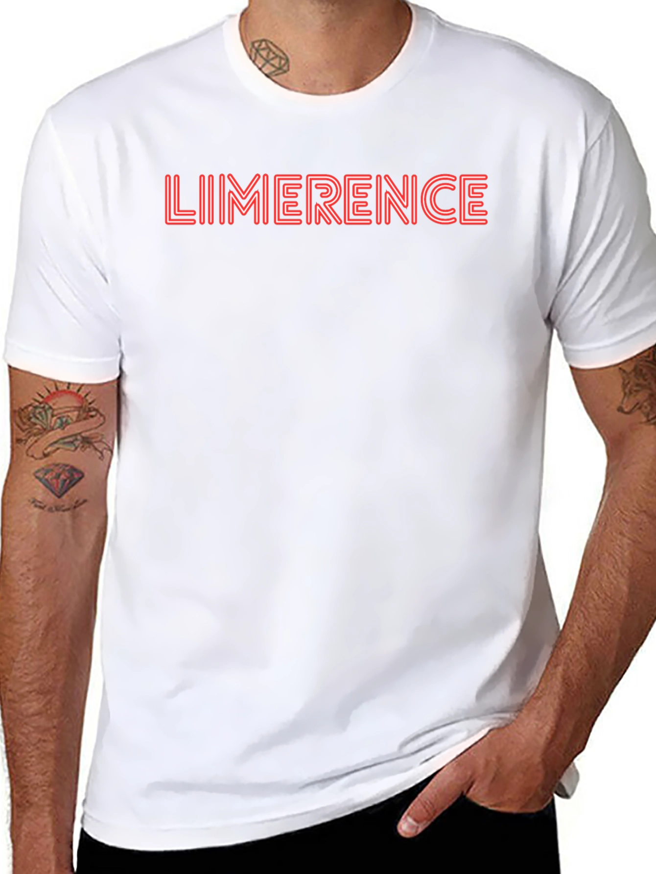 Limerence Graphic Tee - Black Casual T-Shirt