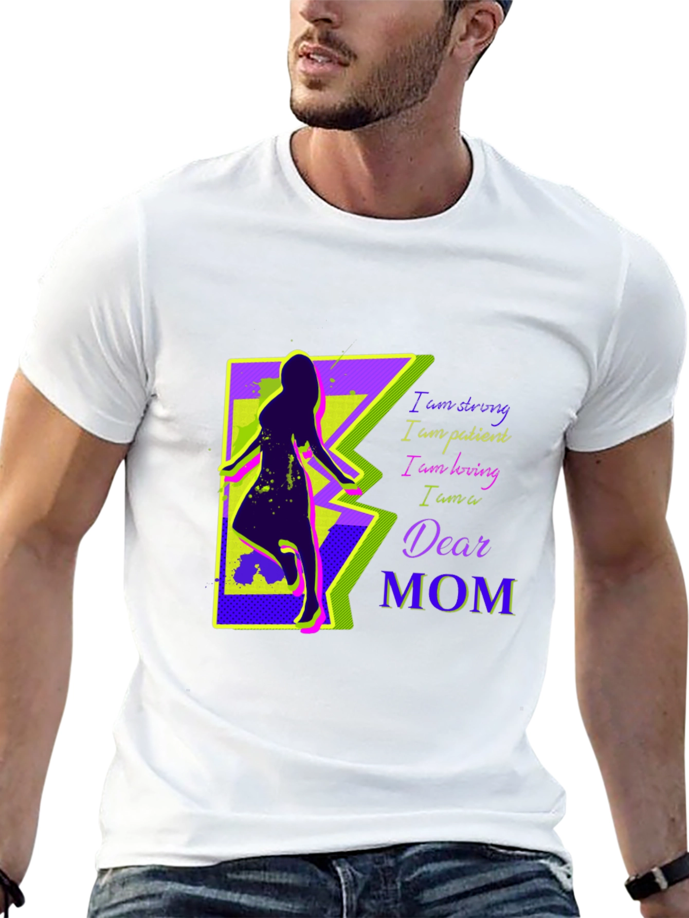Dear Mom Graphic T-Shirt - Strong Patient Loving