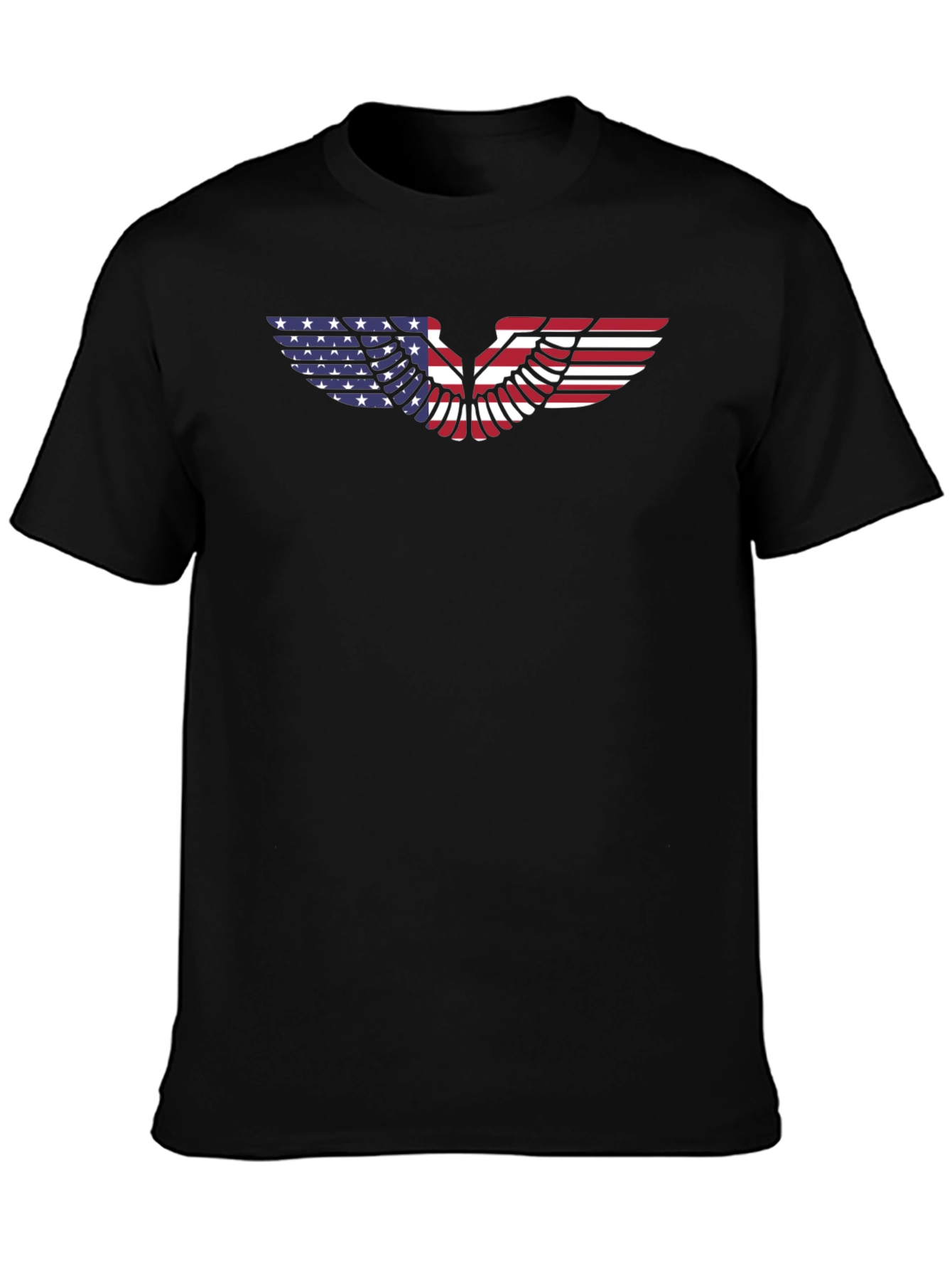 American Flag Wings T-Shirt - Patriotic Design