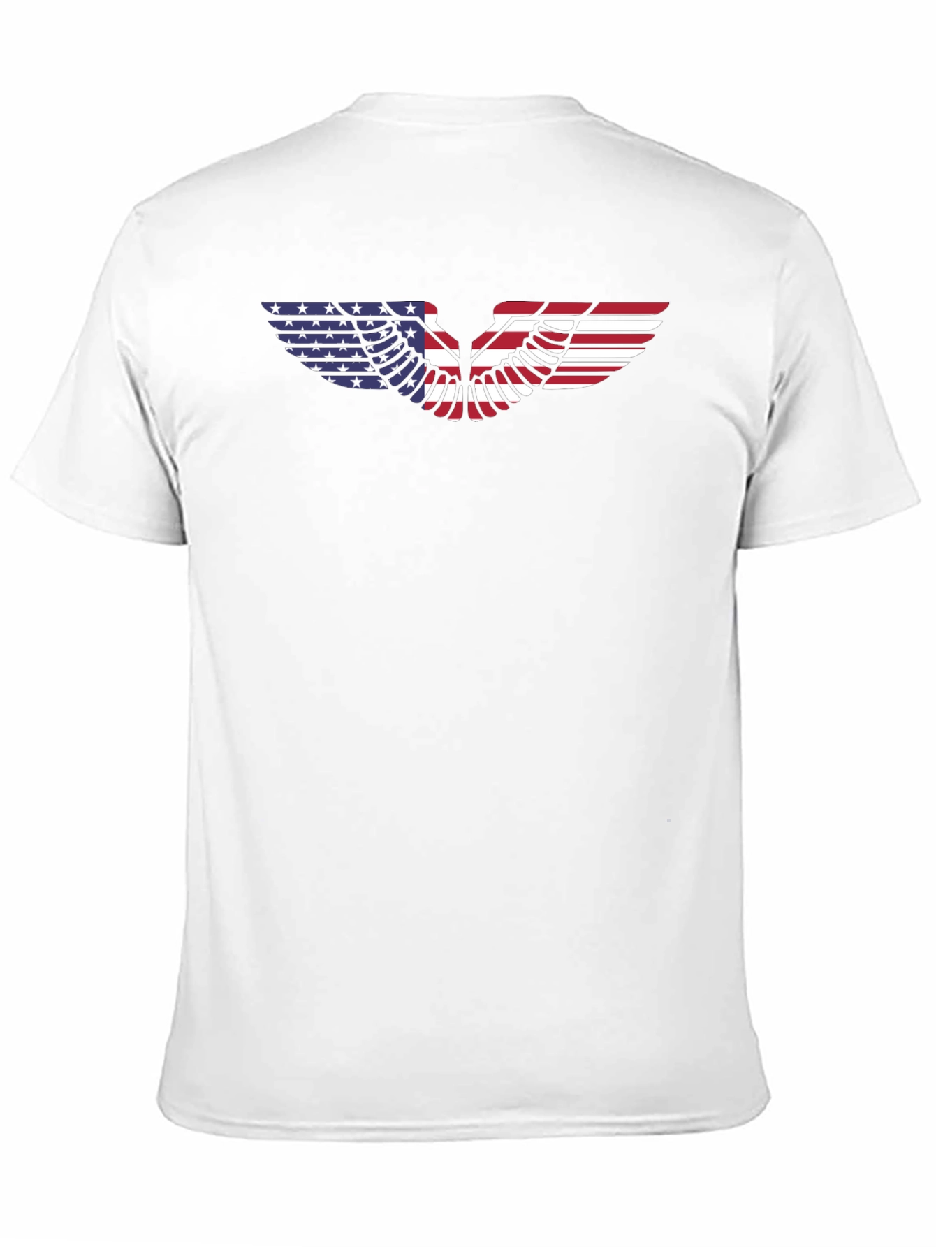 American Flag Wings T-Shirt - Patriotic Design