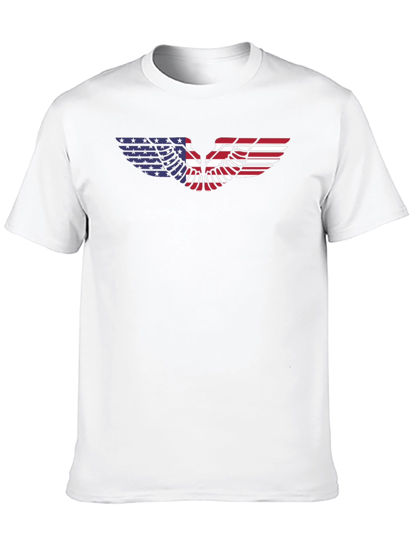American Flag Wings T-Shirt - Patriotic Design