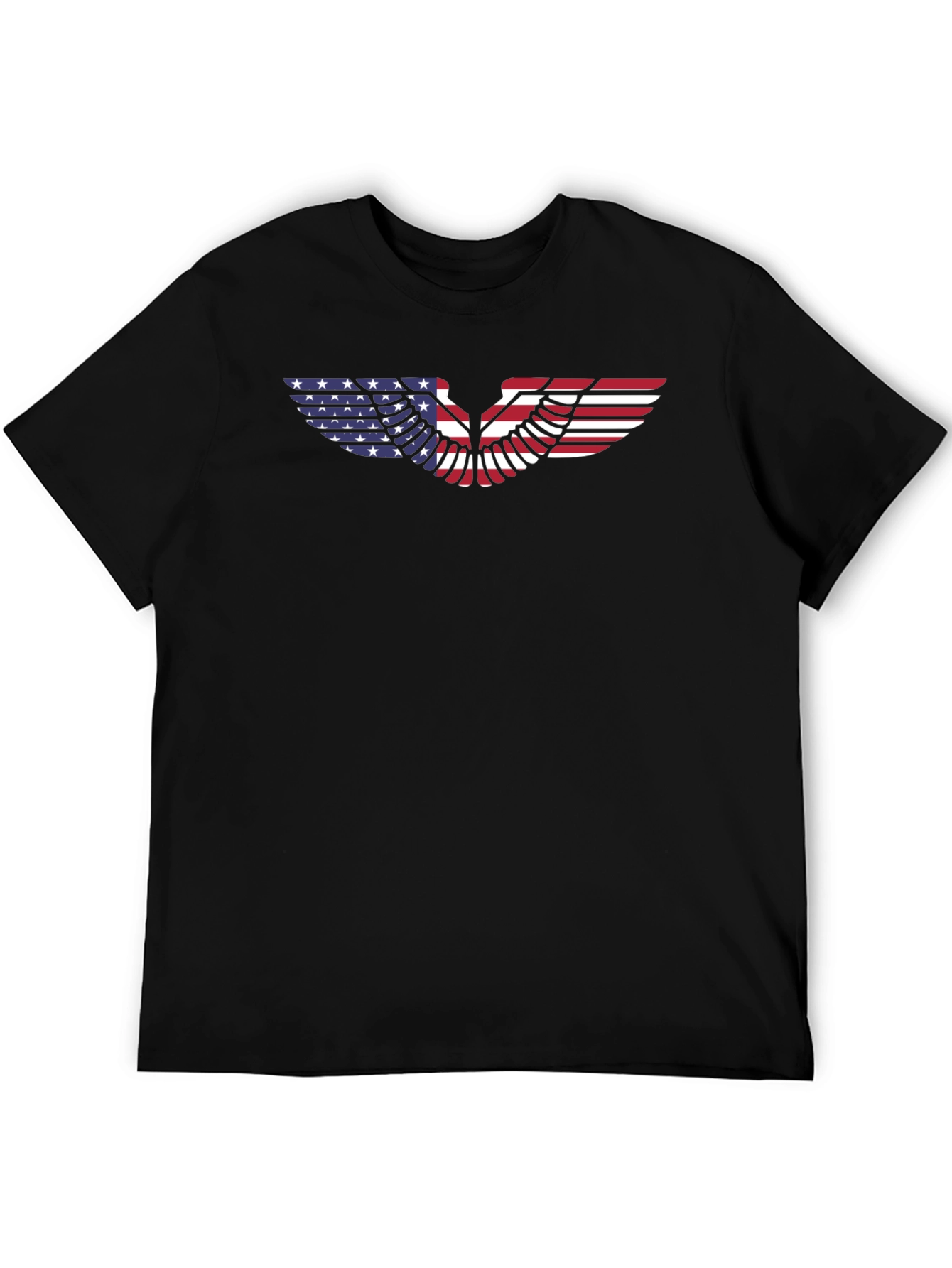 American Flag Wings T-Shirt - Patriotic Design