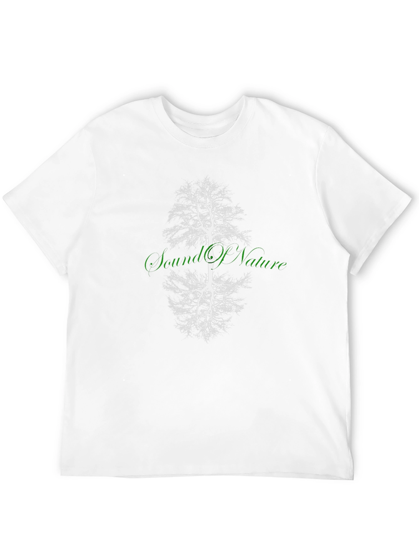 Sound of Nature Tree Graphic Black T-Shirt