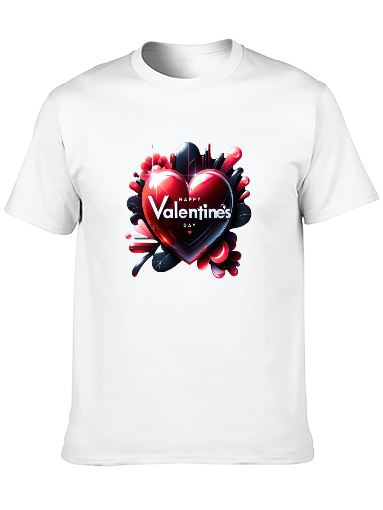 Valentines Day Heart Graphic T-Shirt