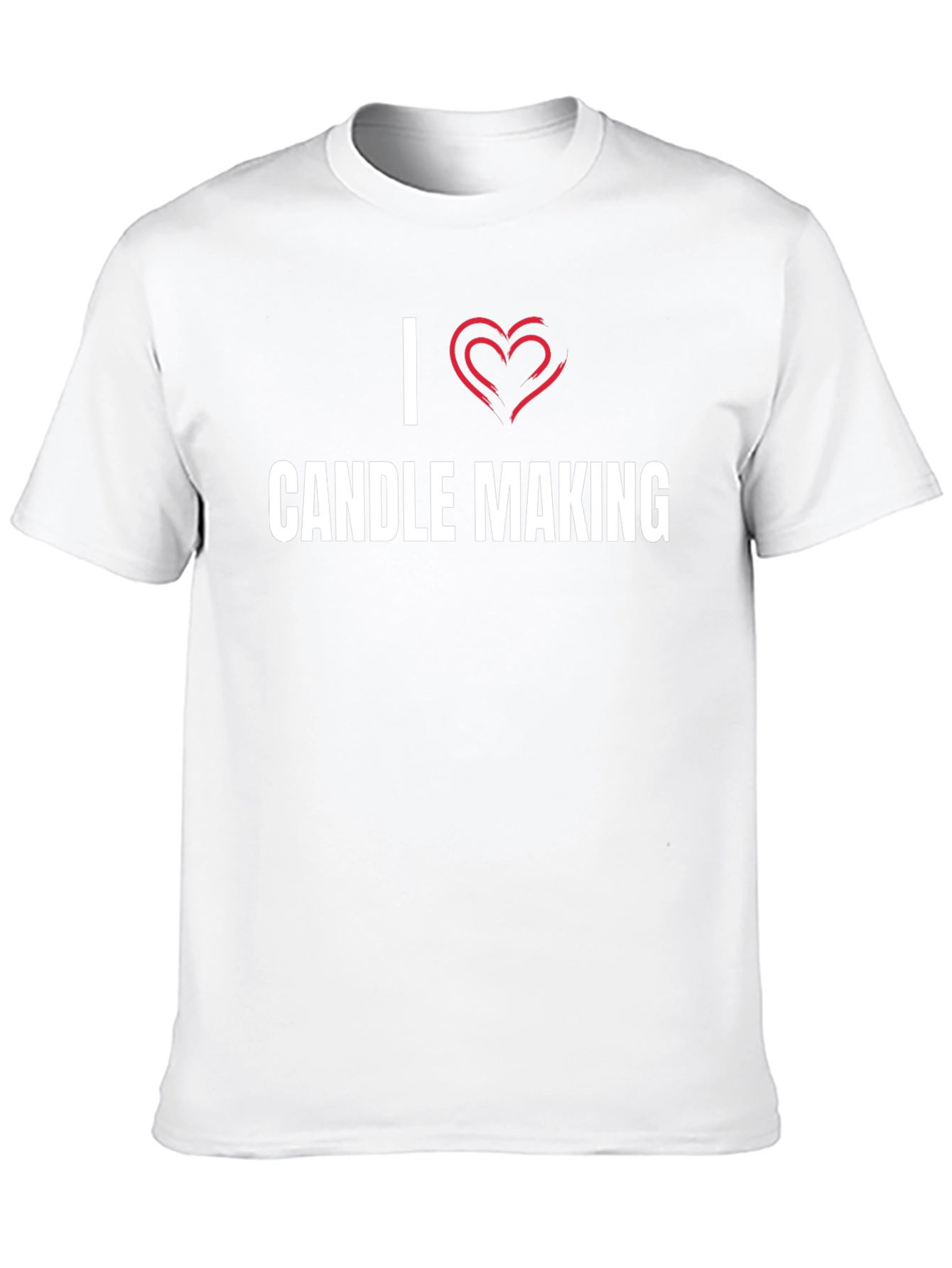I Heart Candle Making T-Shirt - Black