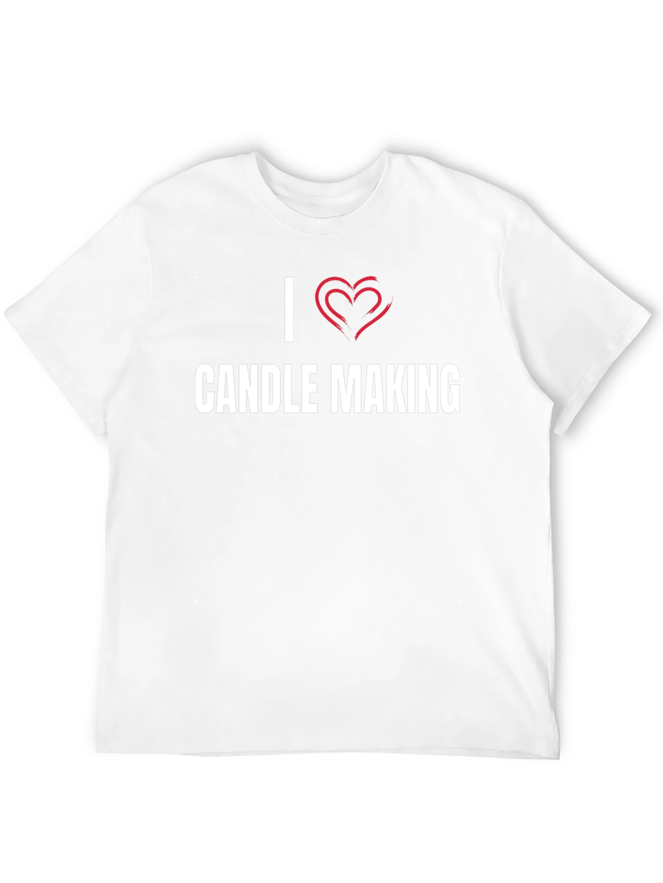 I Heart Candle Making T-Shirt - Black