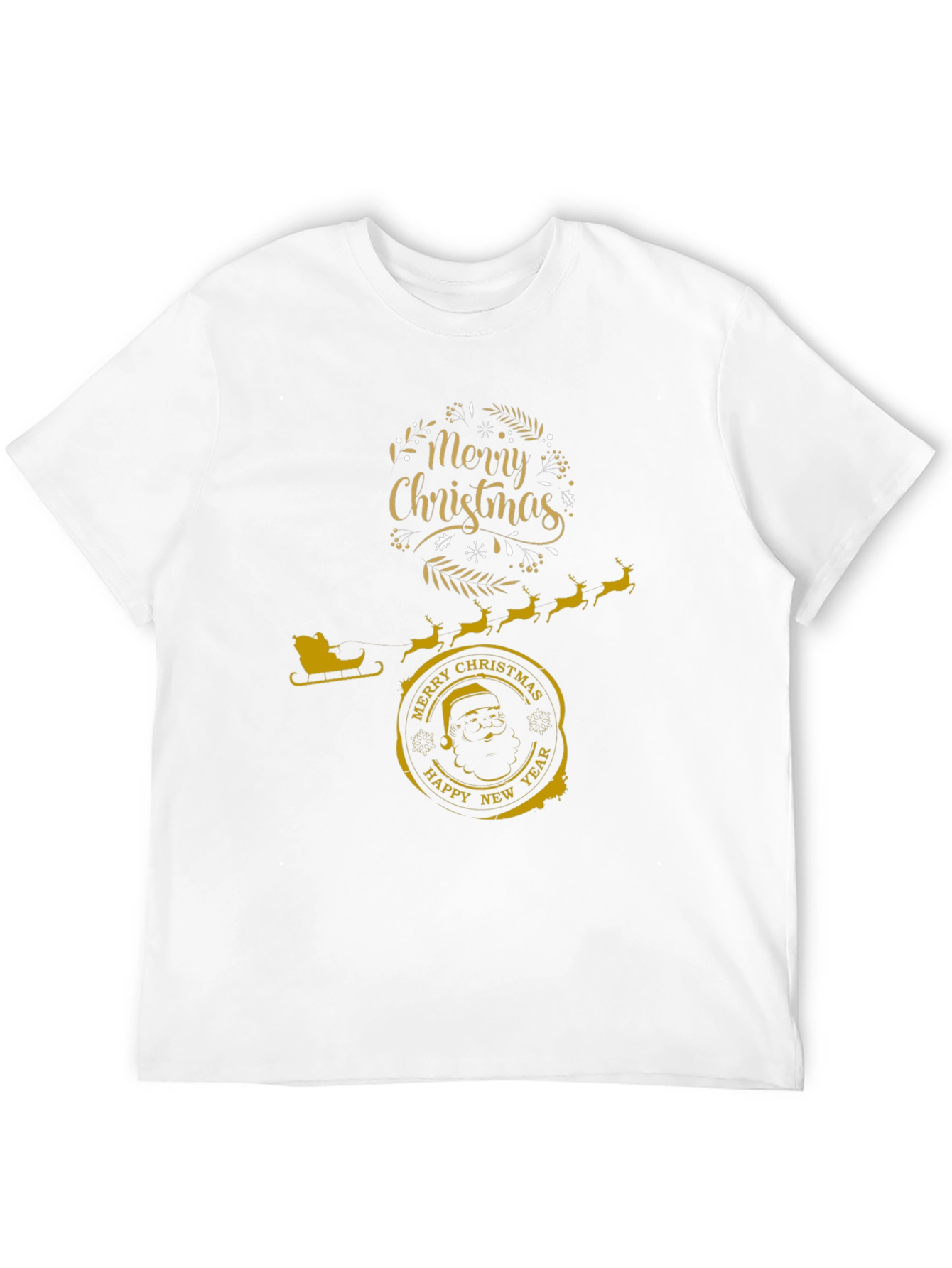 Festive Christmas Graphic T-Shirt - Merry & Bright