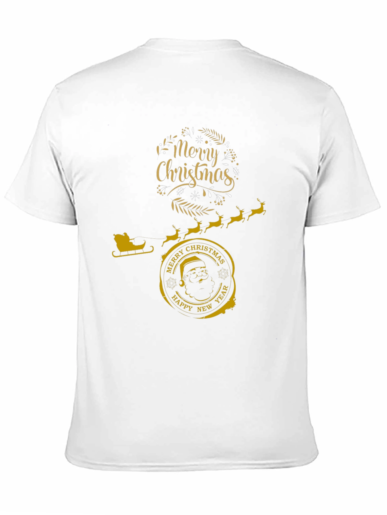 Festive Christmas Graphic T-Shirt - Merry & Bright