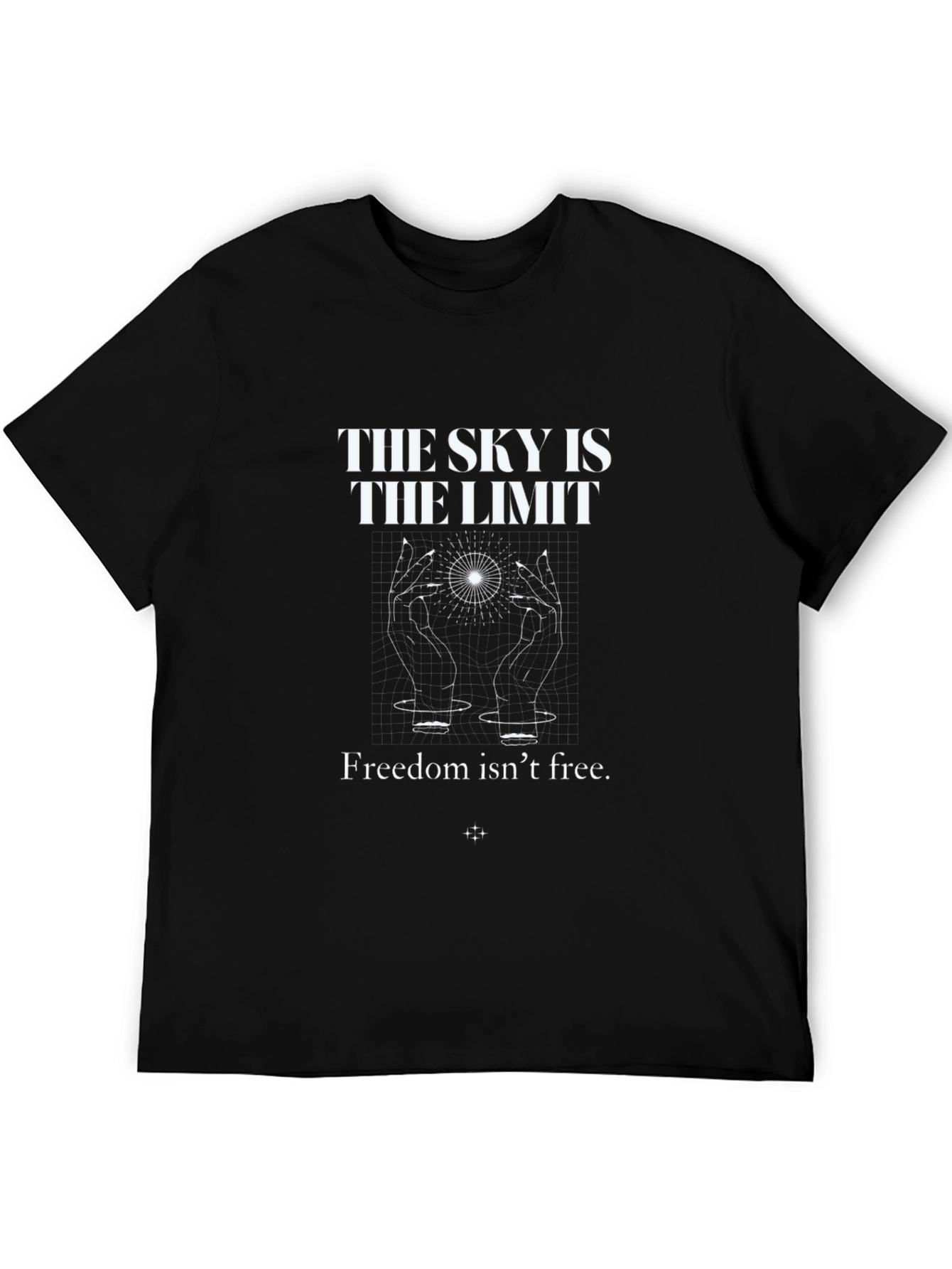 The Sky Is The Limit Graphic Tee - Black