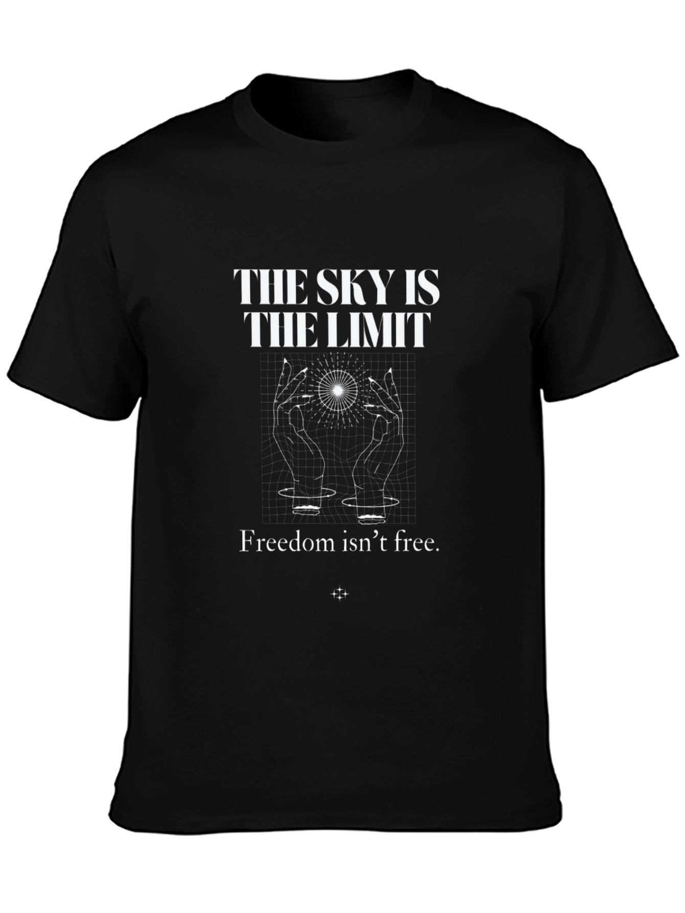 The Sky Is The Limit Graphic Tee - Black