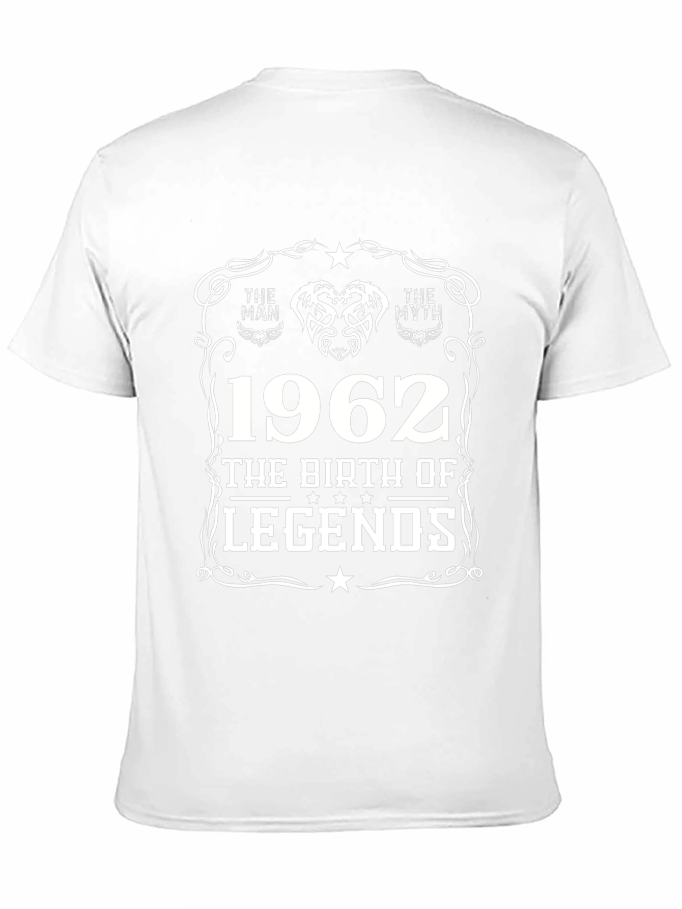 The Man The Myth Legend 1962 Black T-Shirt