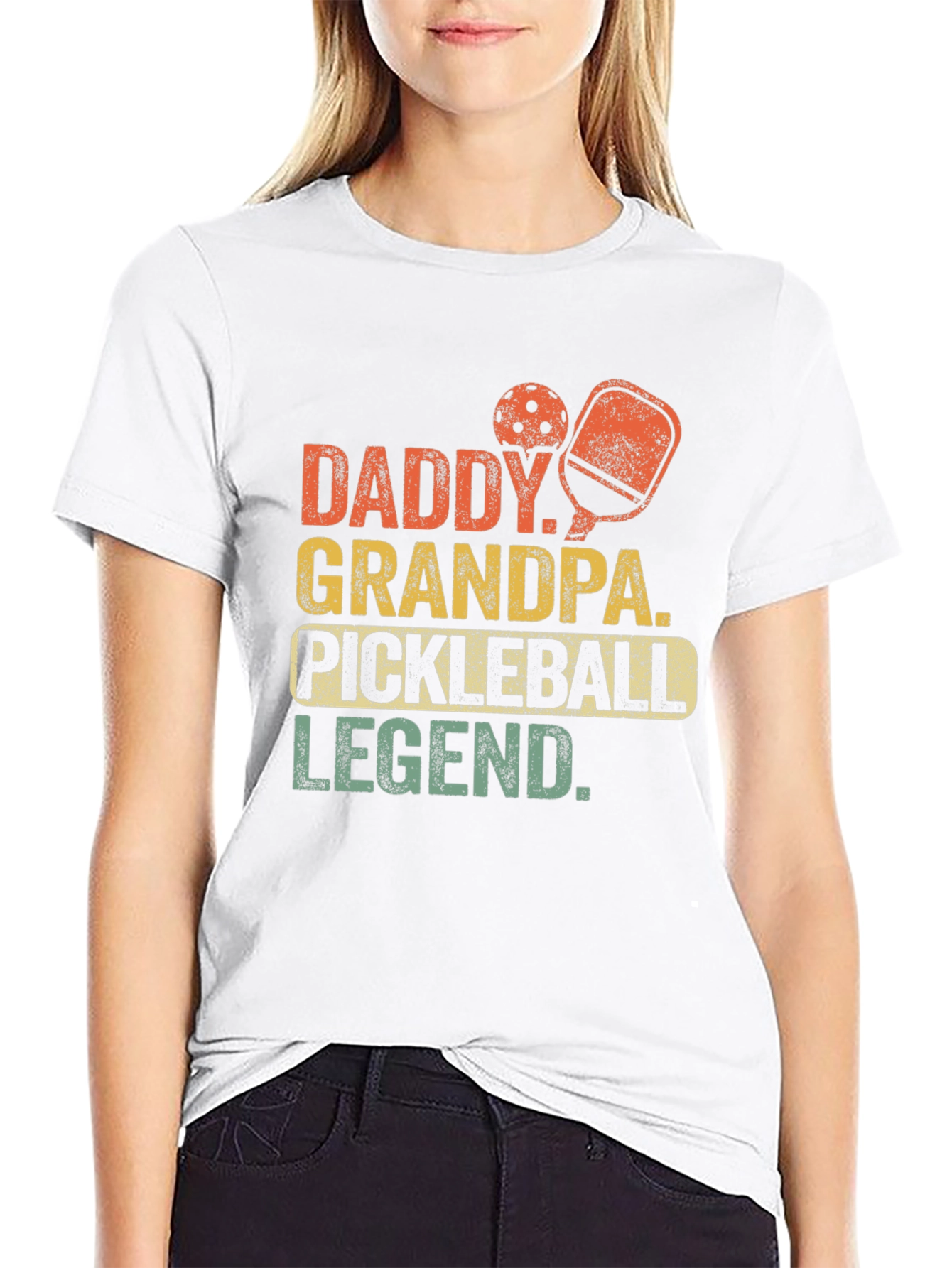 Daddy Grandpa Pickleball Legend T-Shirt