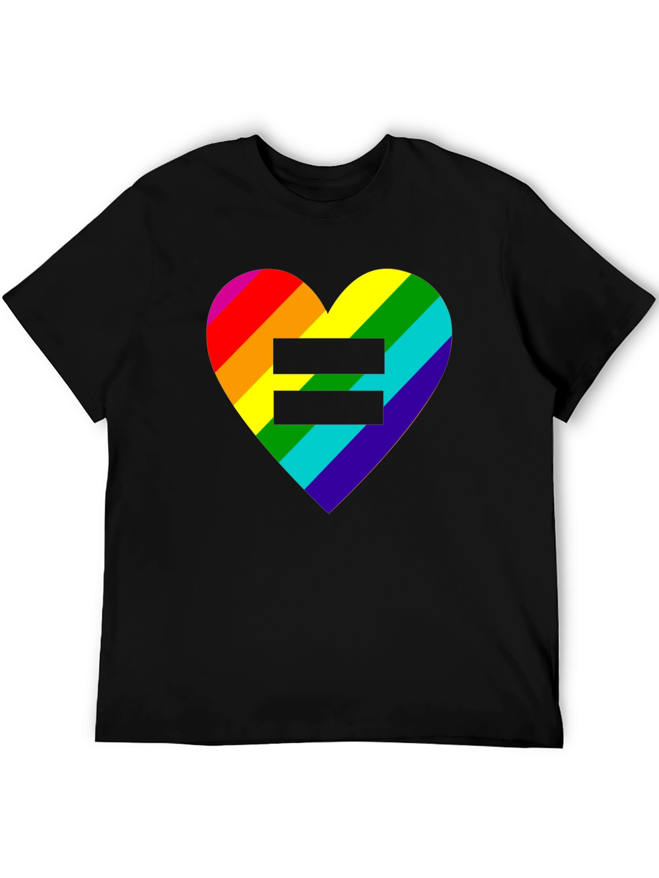 Equality Rainbow Heart Tee