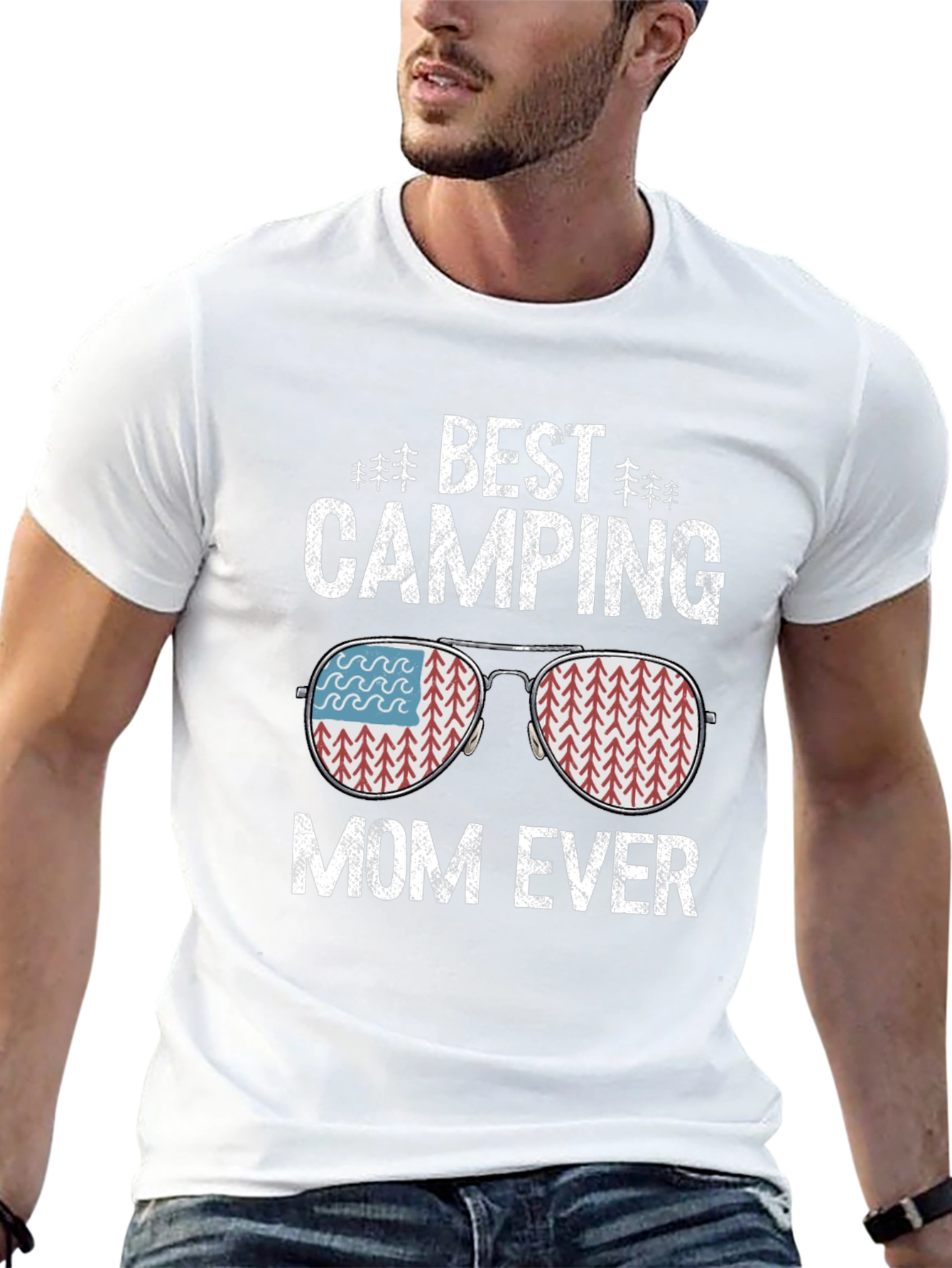 Best Camping Mom Ever Graphic T-Shirt