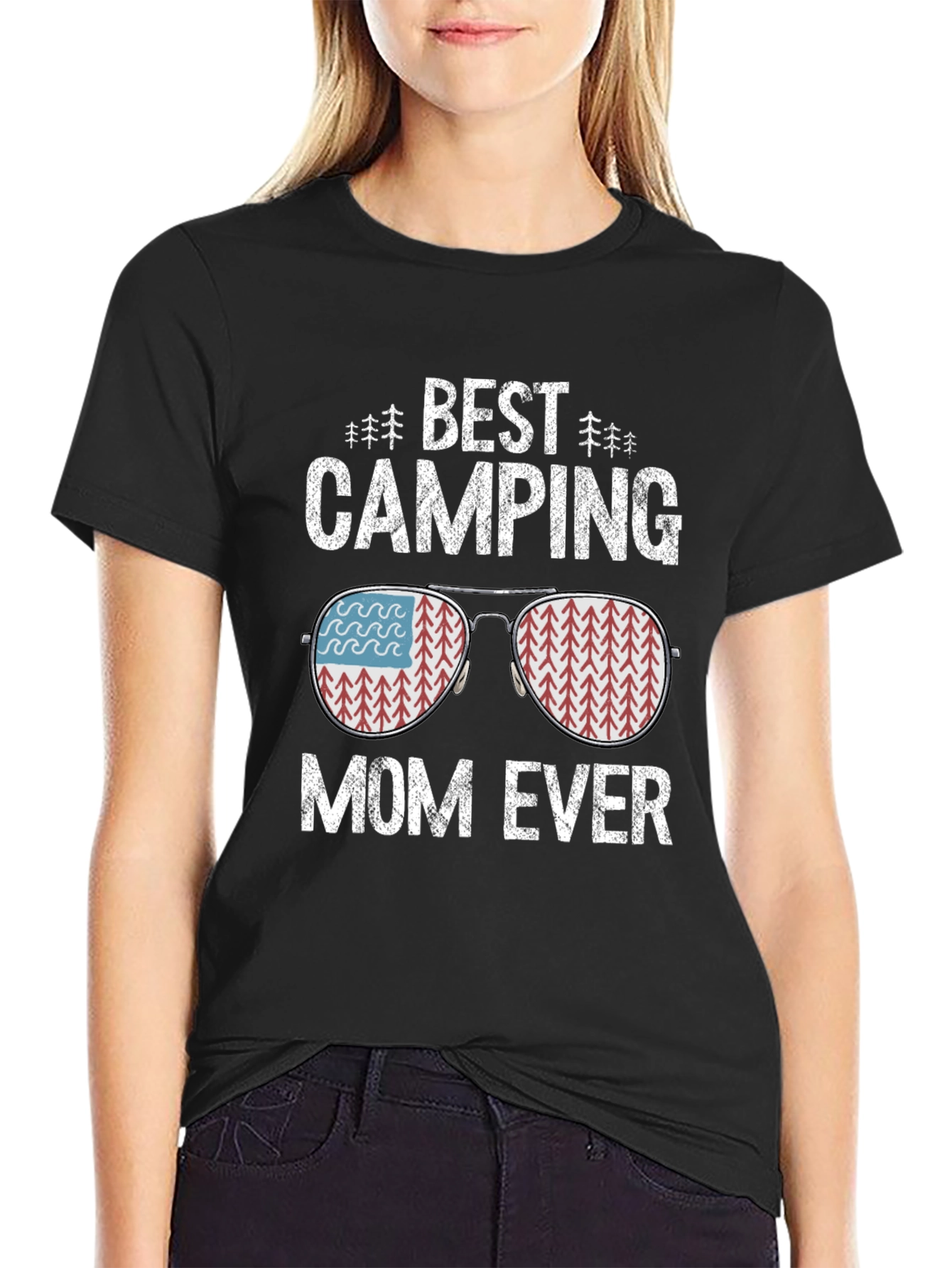 Best Camping Mom Ever Graphic T-Shirt