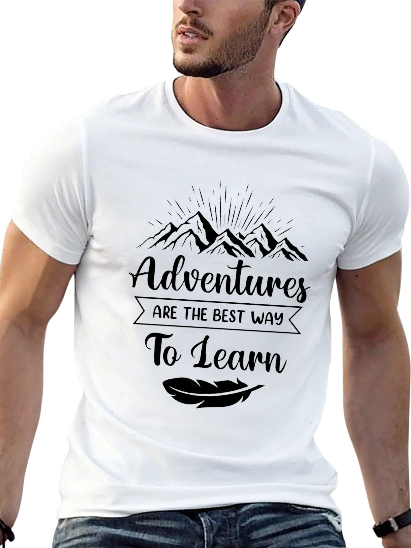 Adventures Best Way to Learn Black T-Shirt