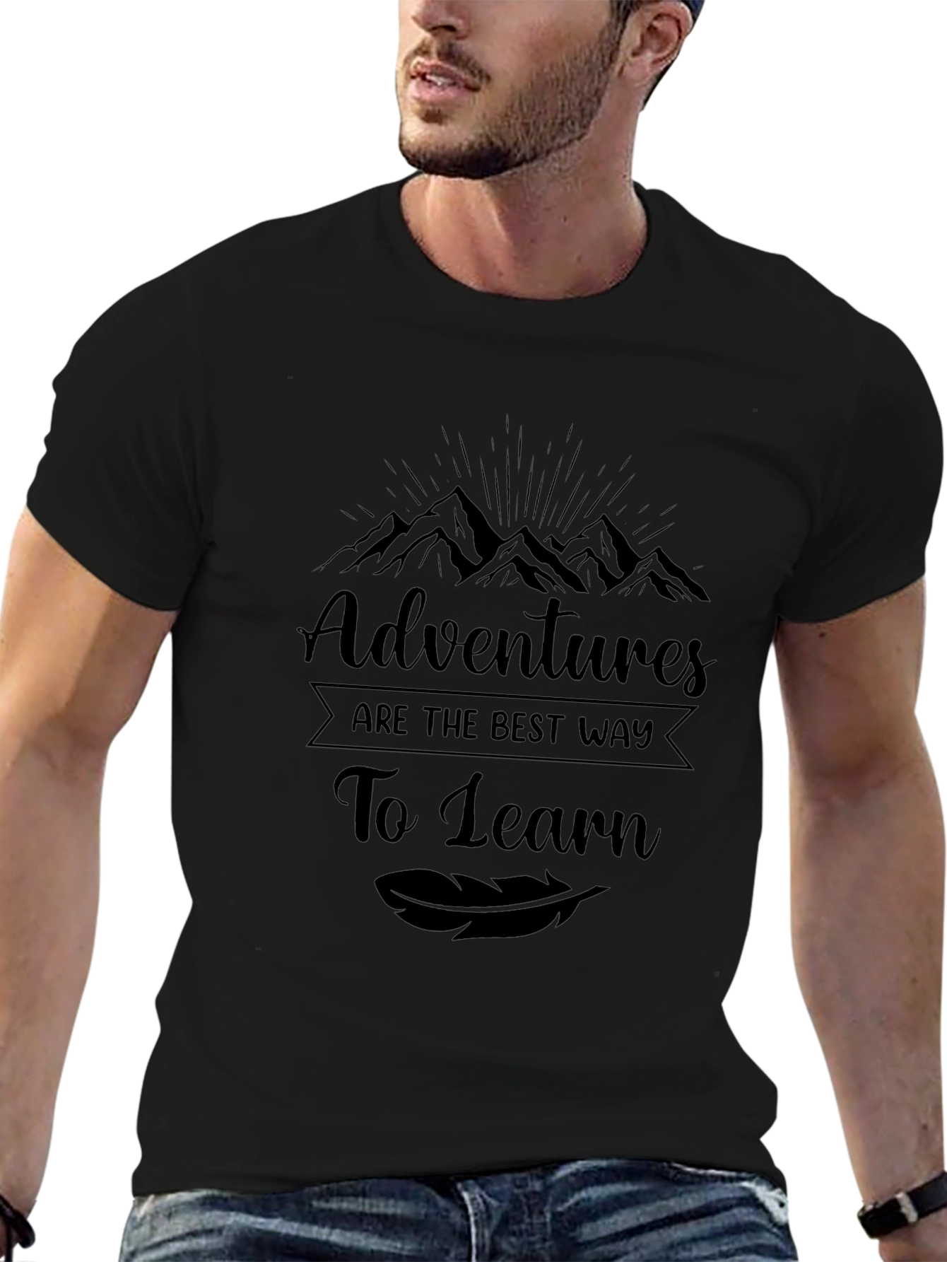 Adventures Best Way to Learn Black T-Shirt