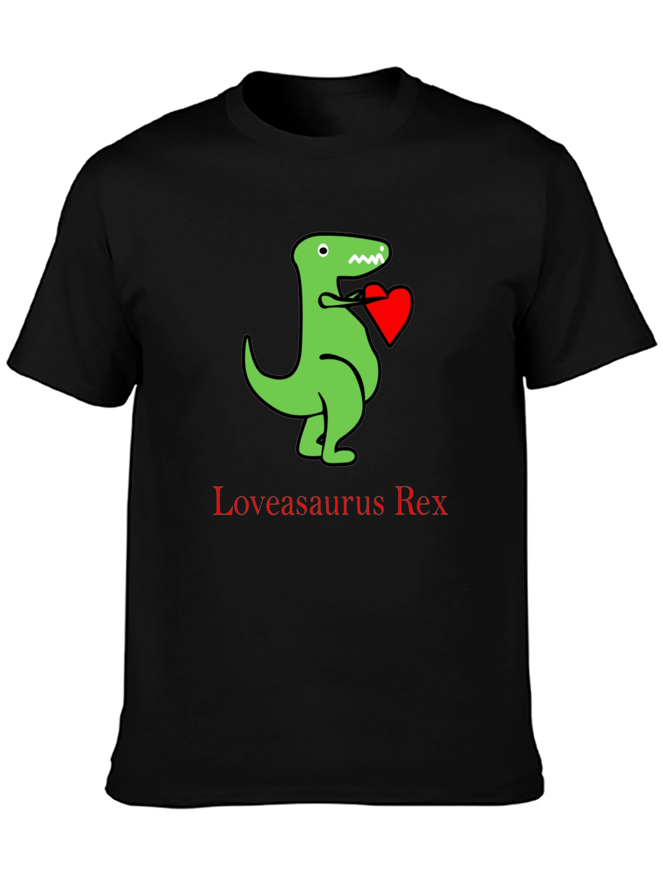 Loveasaurus Rex T-Shirt - Dinosaur Heart Tee