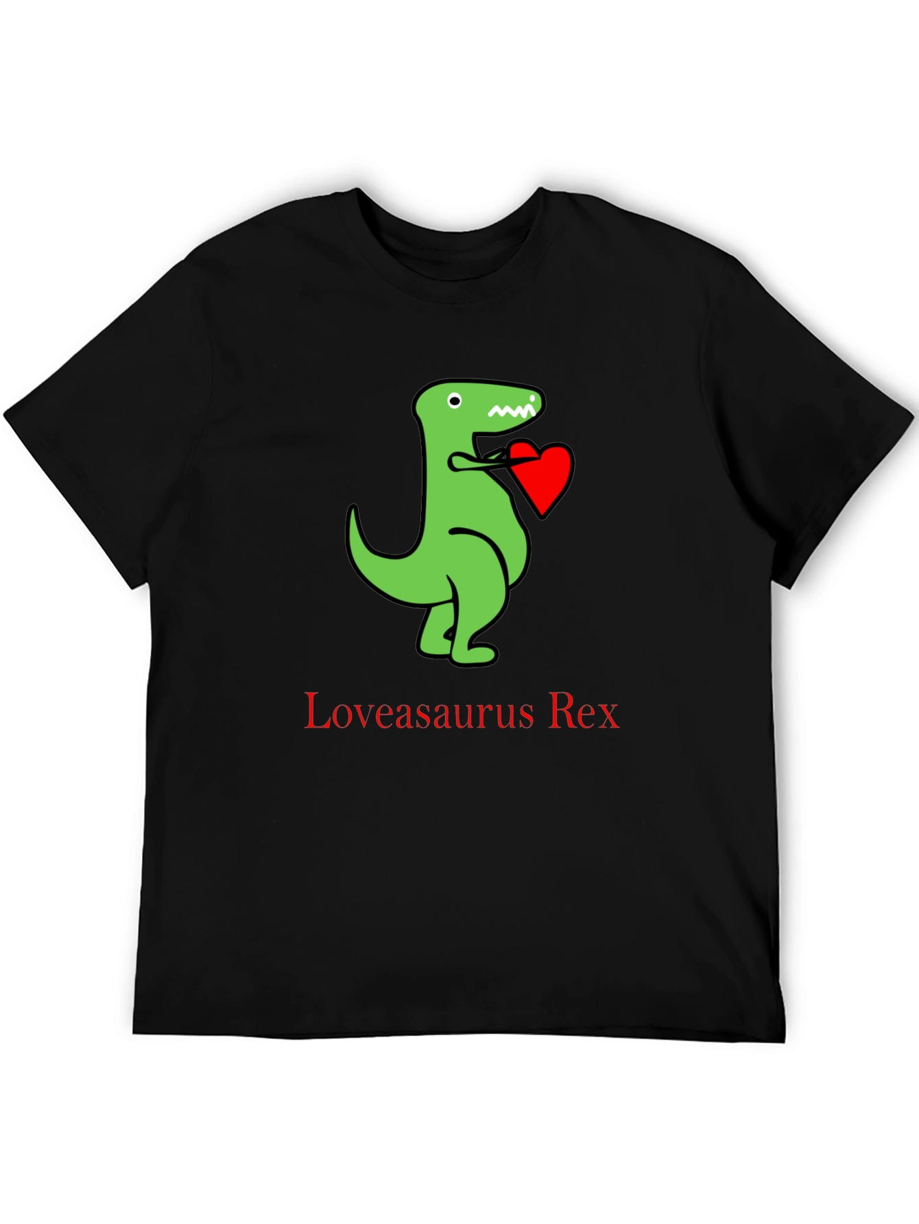 Loveasaurus Rex T-Shirt - Dinosaur Heart Tee