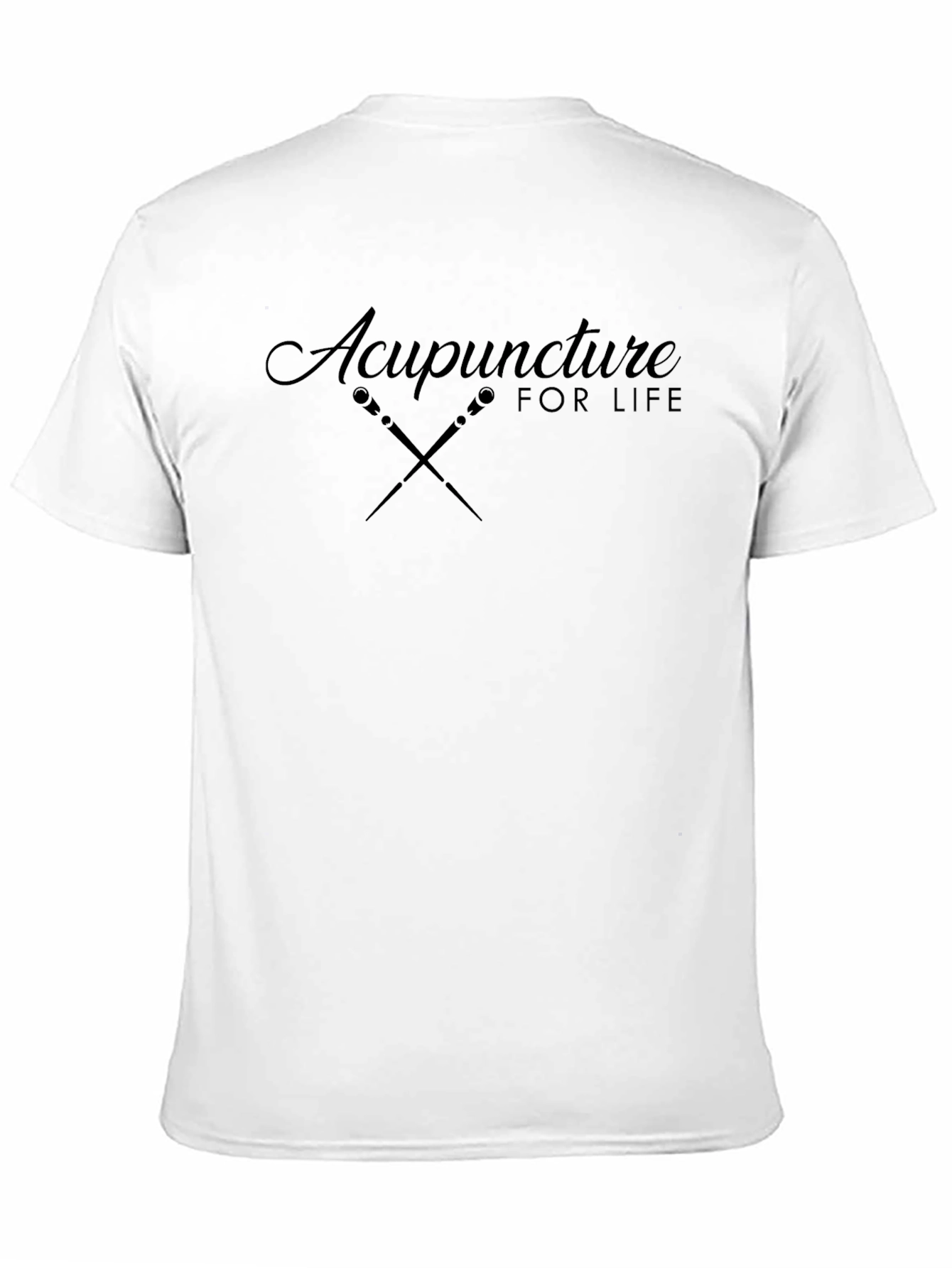 Acupuncture for Life Mens Graphic T-Shirt - Black