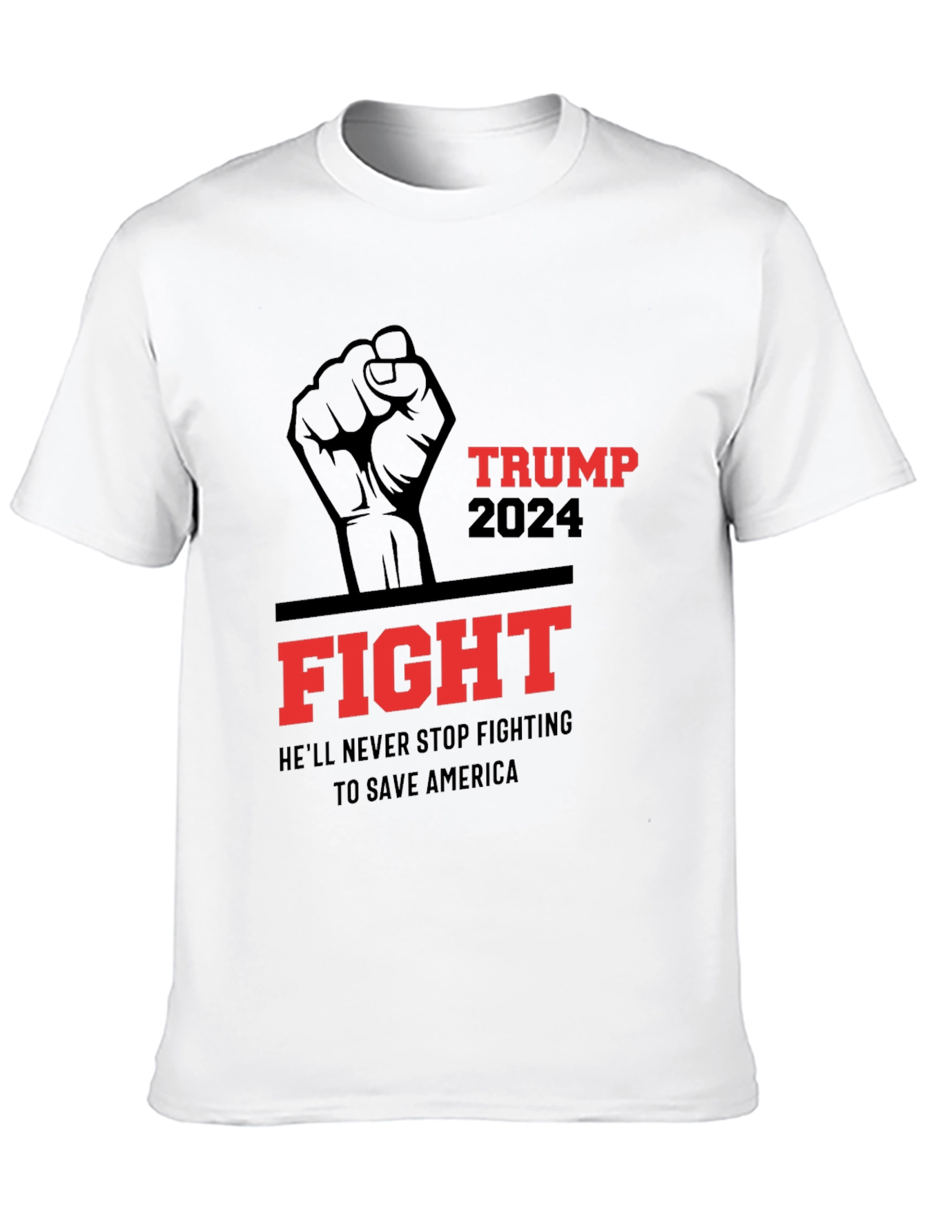Trump 2024 Fight T-Shirt - Save America!