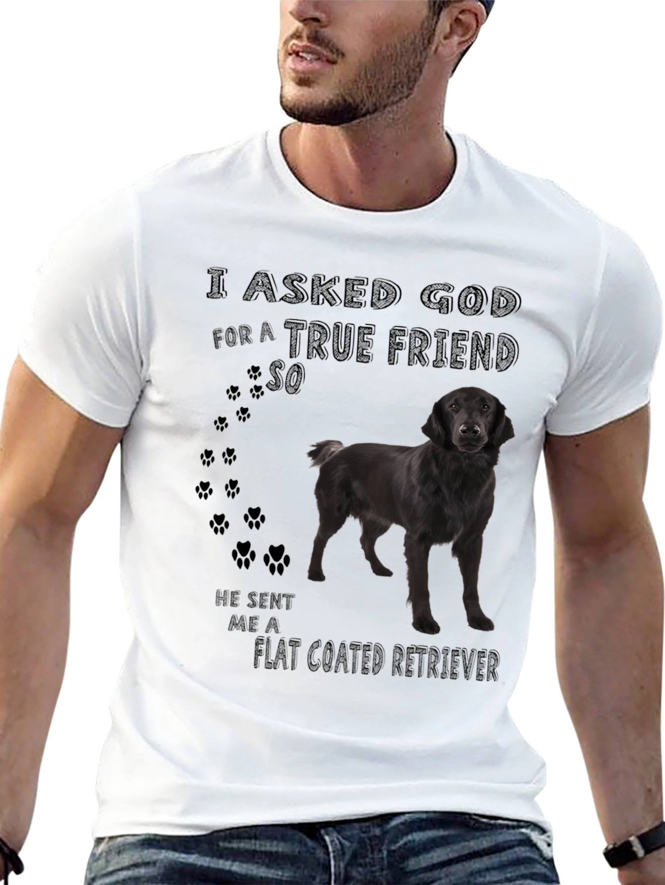 Flat Coated Retriever Dog T-Shirt