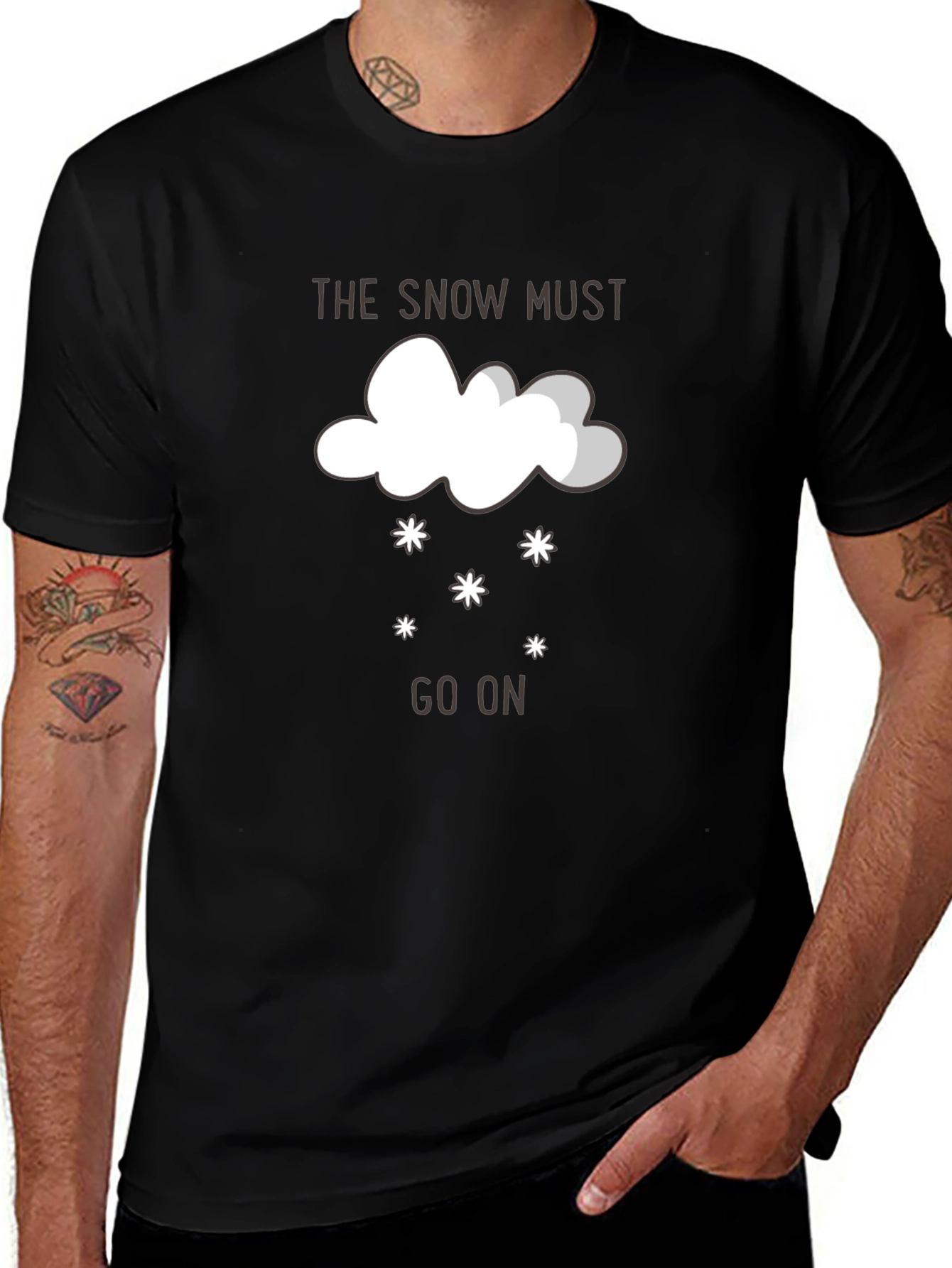 The Snow Must Go On Graphic T-Shirt