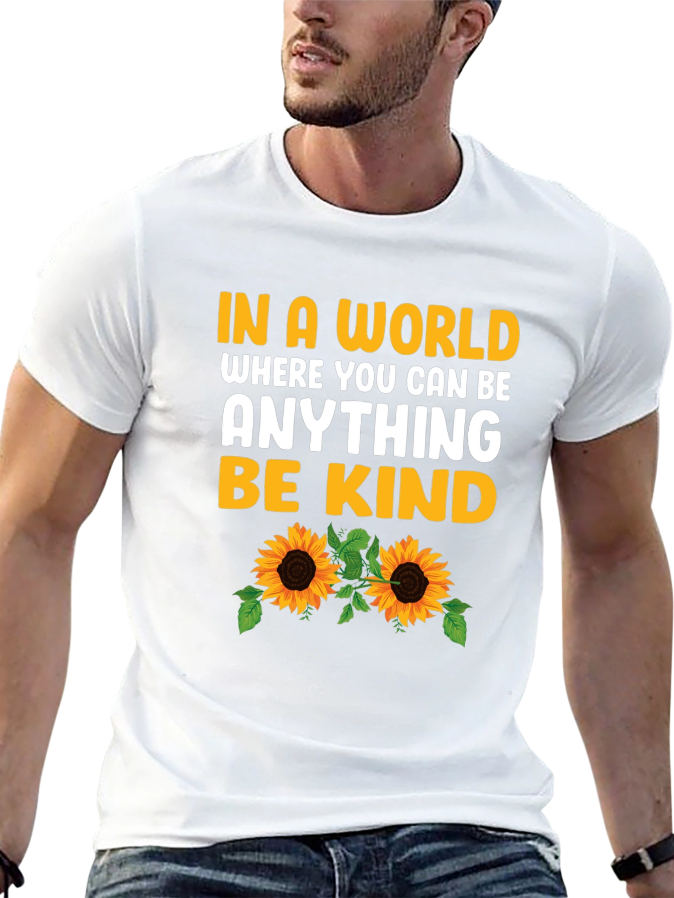 Be Kind Sunflower Graphic Tee