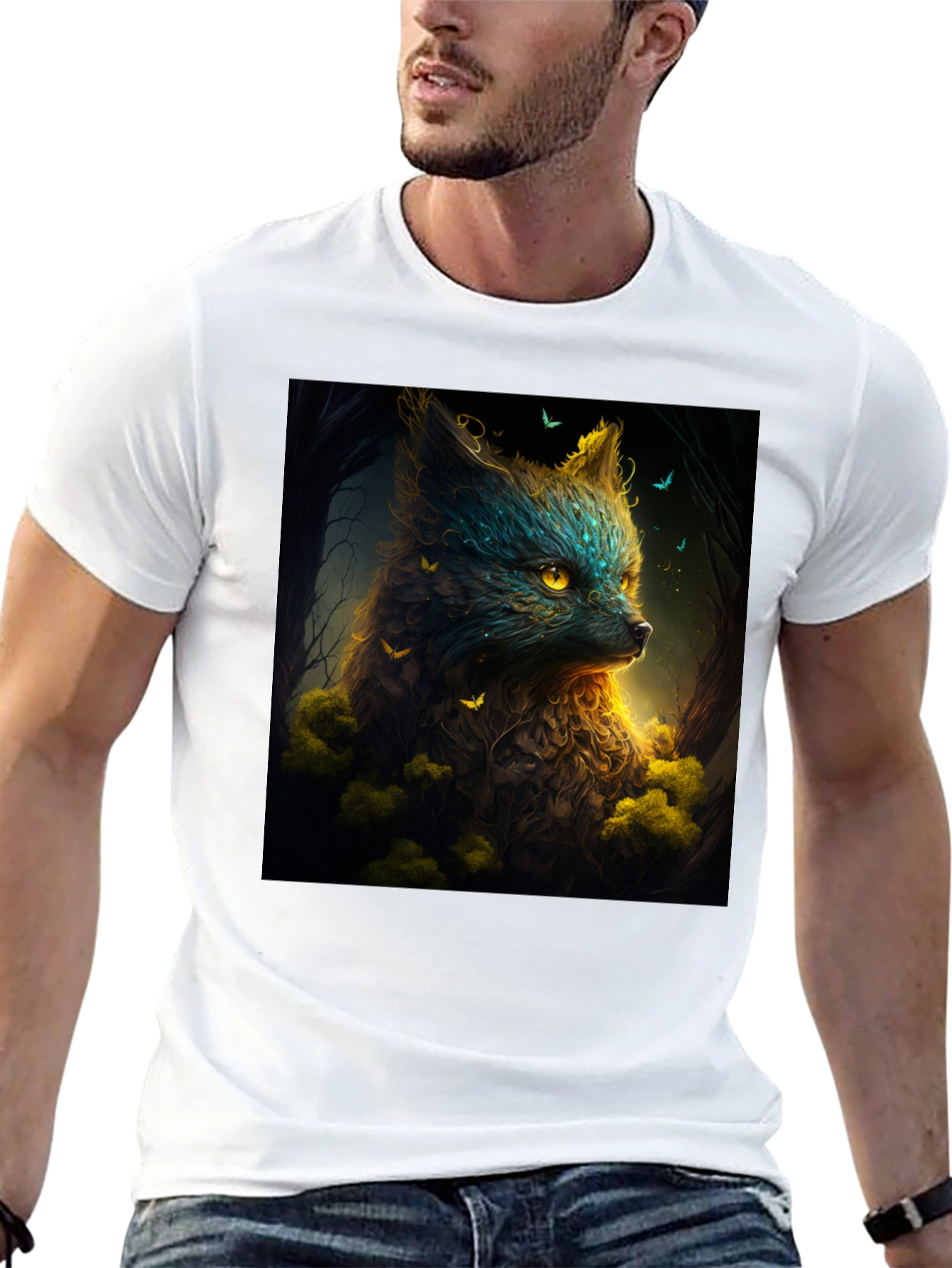 Enchanted Forest Fox Graphic Tee