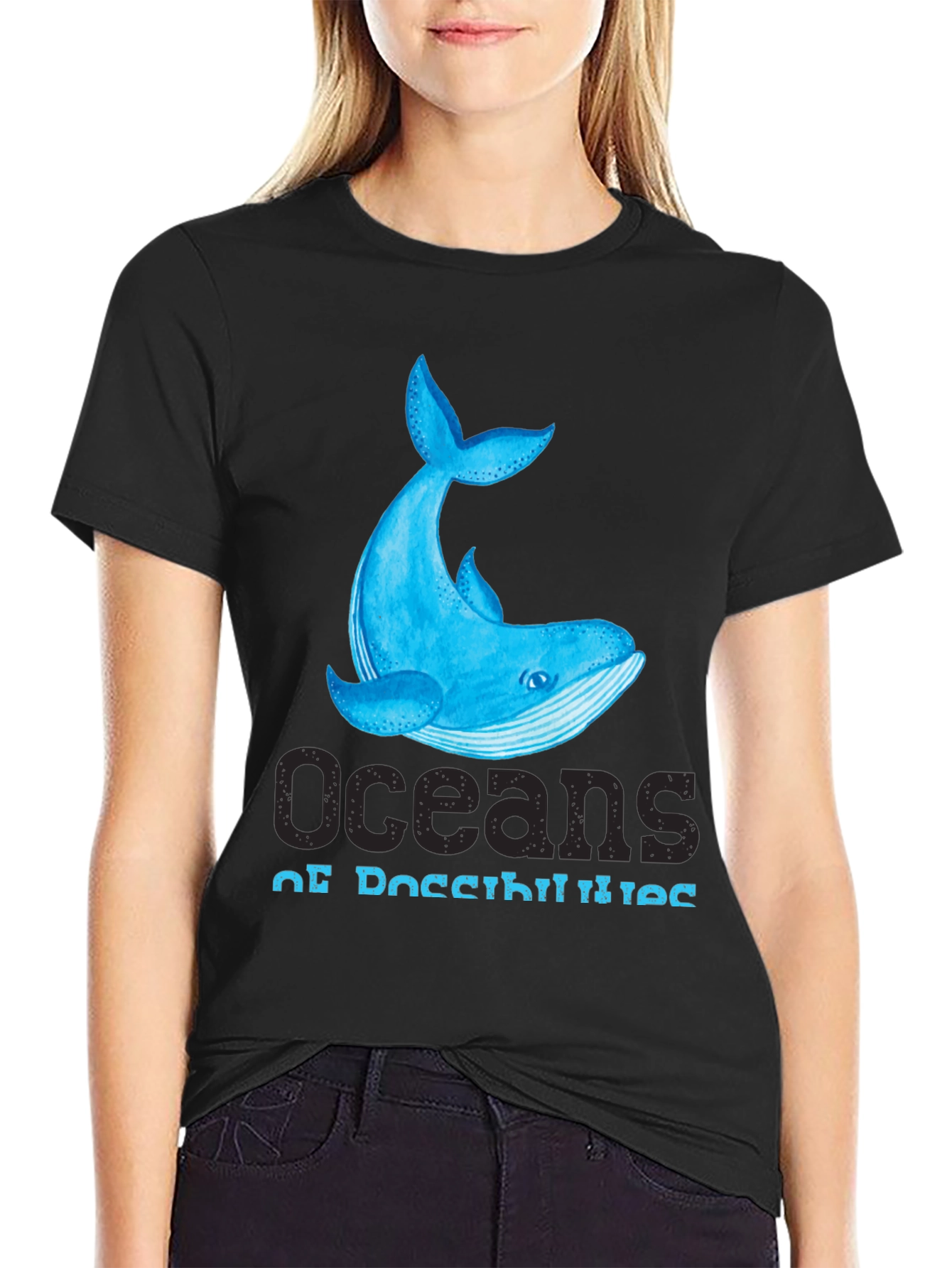 Ocean Possibilities Whale Graphic T-Shirt
