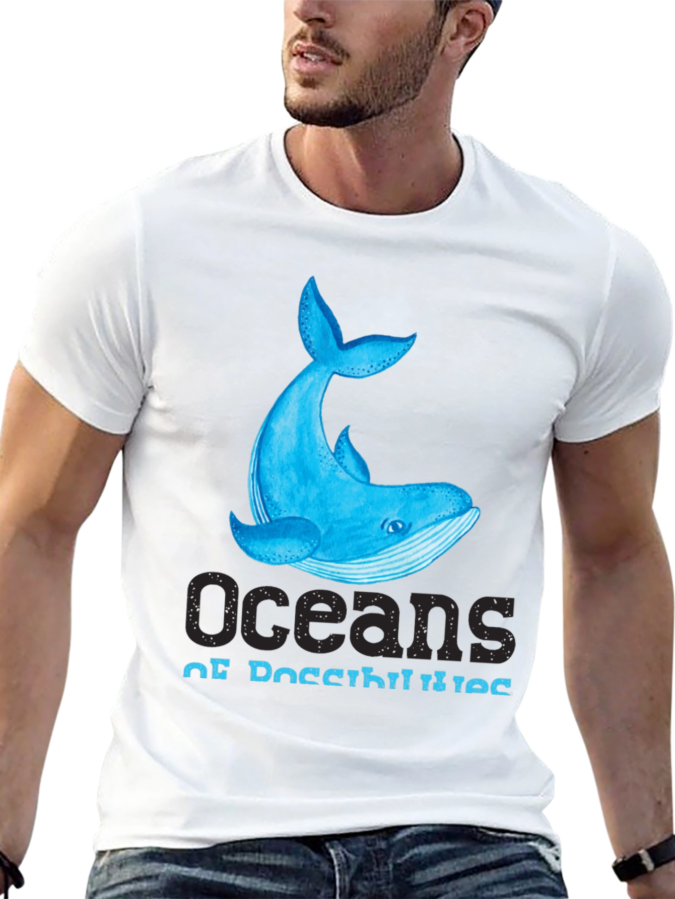Ocean Possibilities Whale Graphic T-Shirt