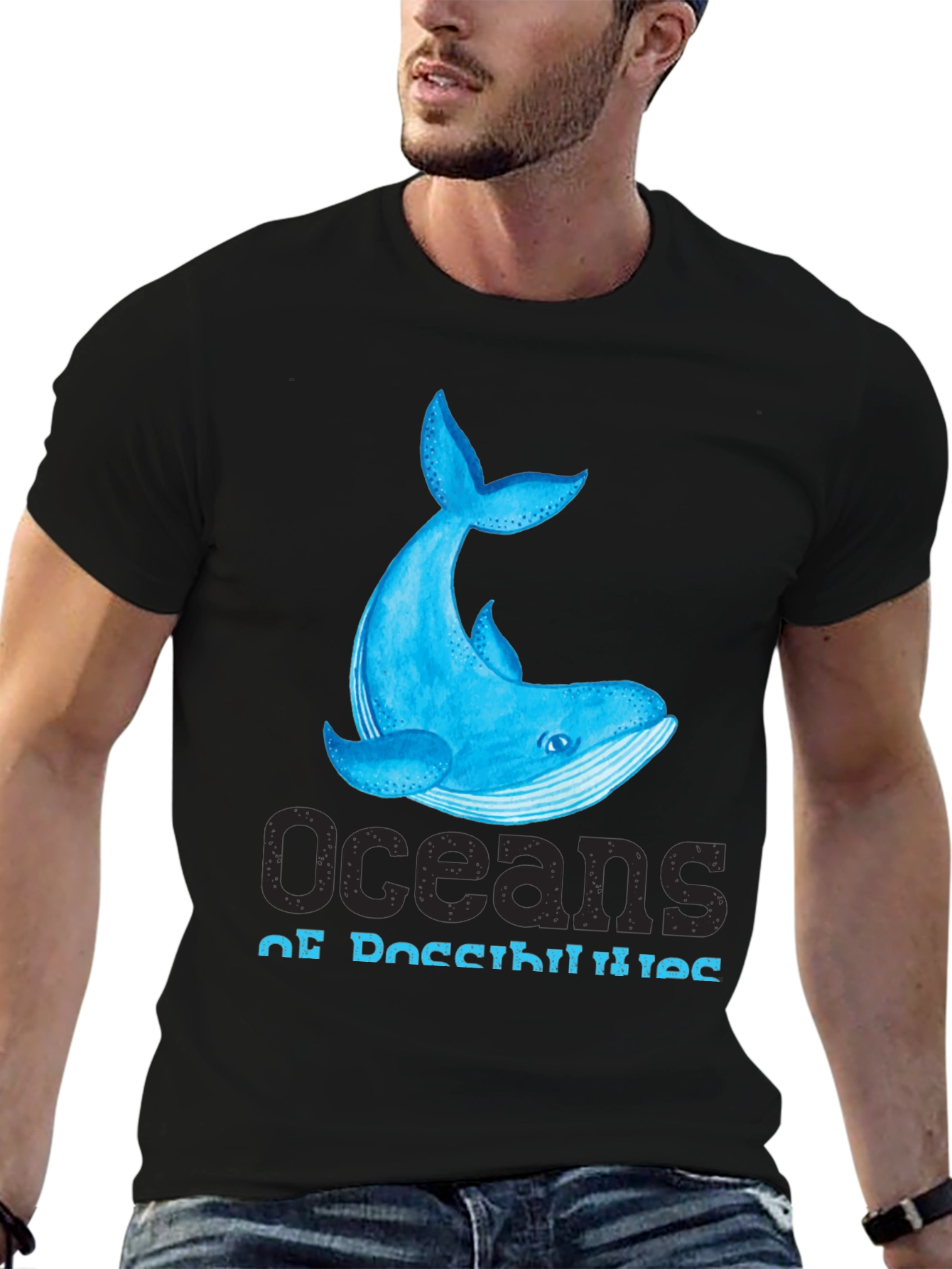 Ocean Possibilities Whale Graphic T-Shirt