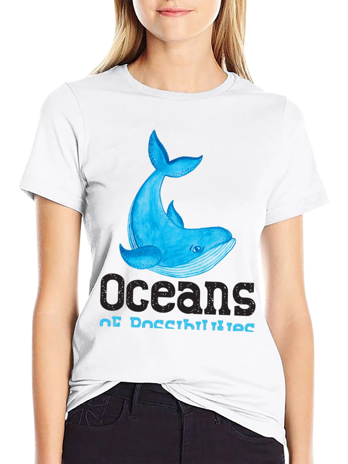 Ocean Possibilities Whale Graphic T-Shirt