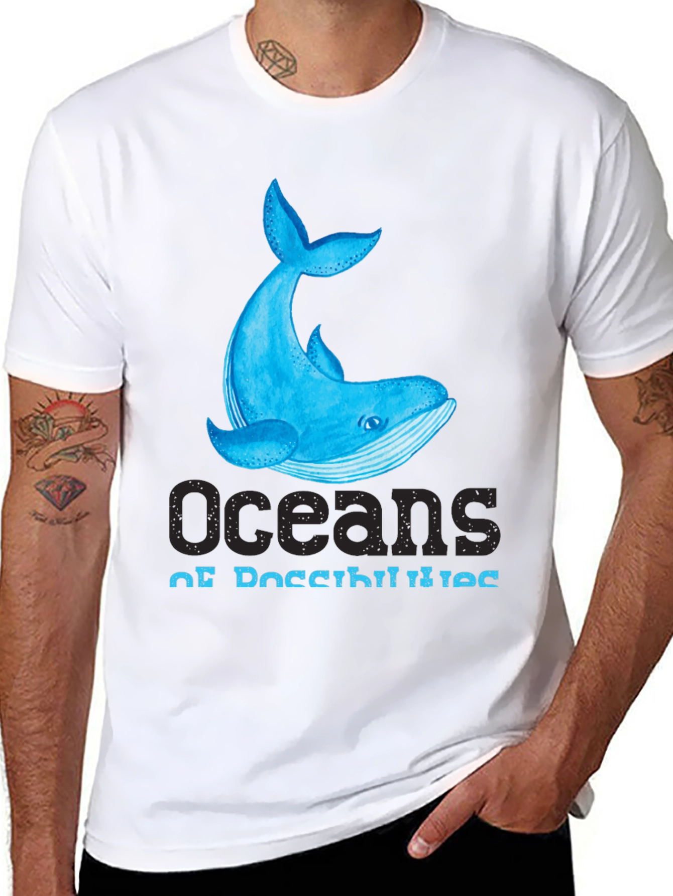 Ocean Possibilities Whale Graphic T-Shirt