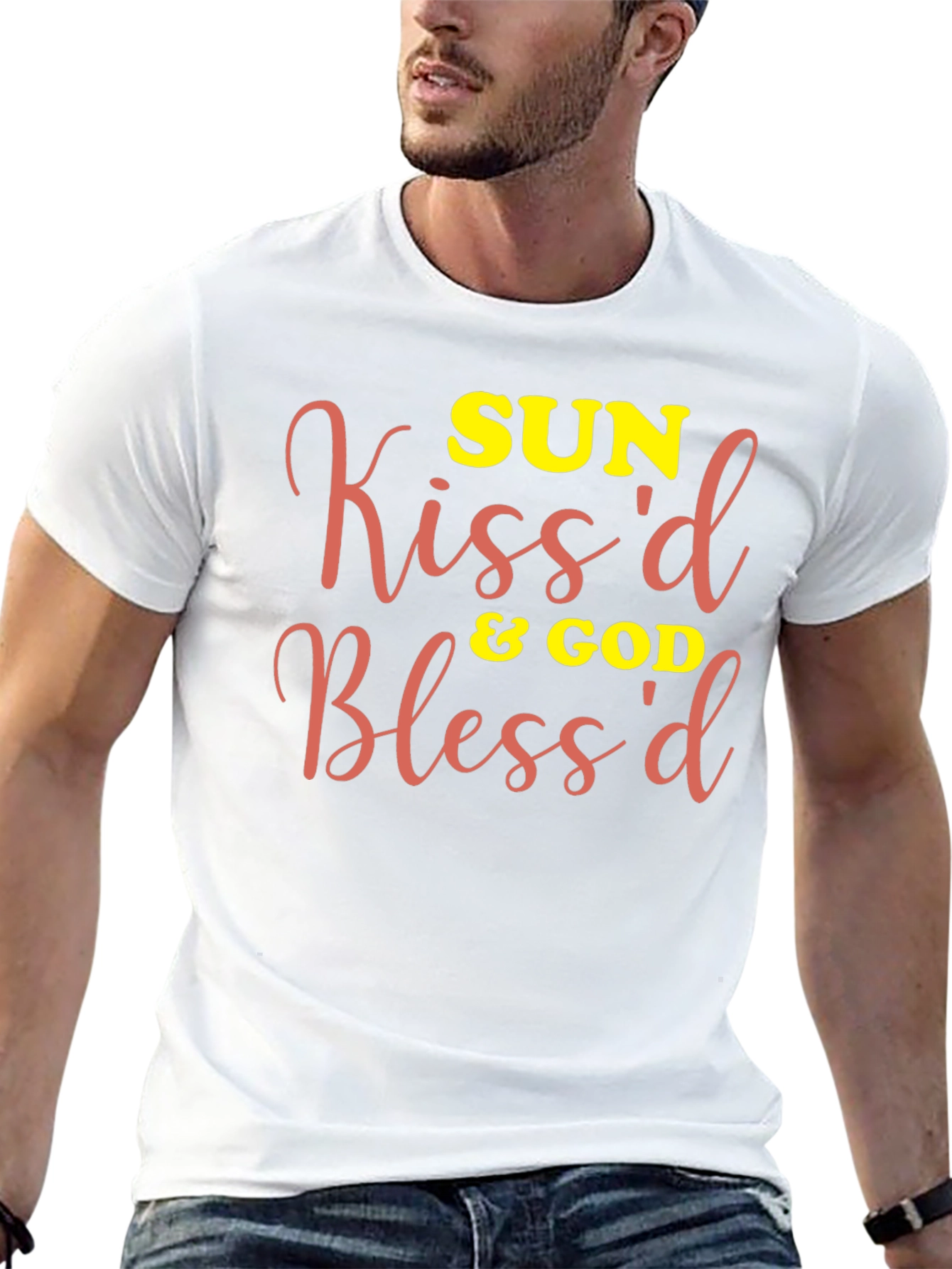 Sun Kissed & God Blessed Graphic T-Shirt