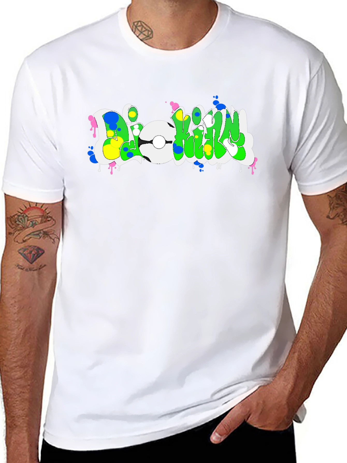 Graffiti Style Graphic Tee - Urban Streetwear