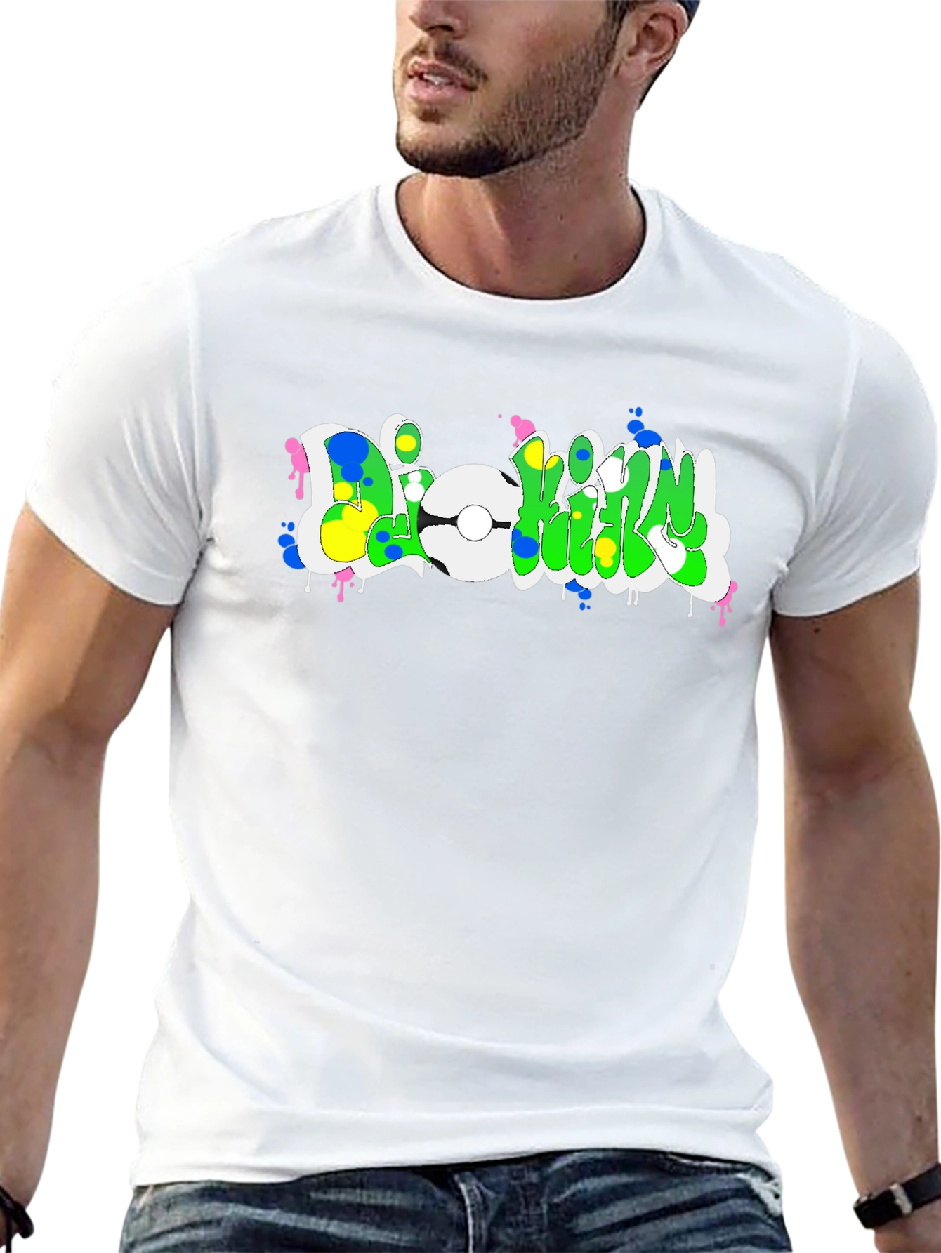 Graffiti Style Graphic Tee - Urban Streetwear