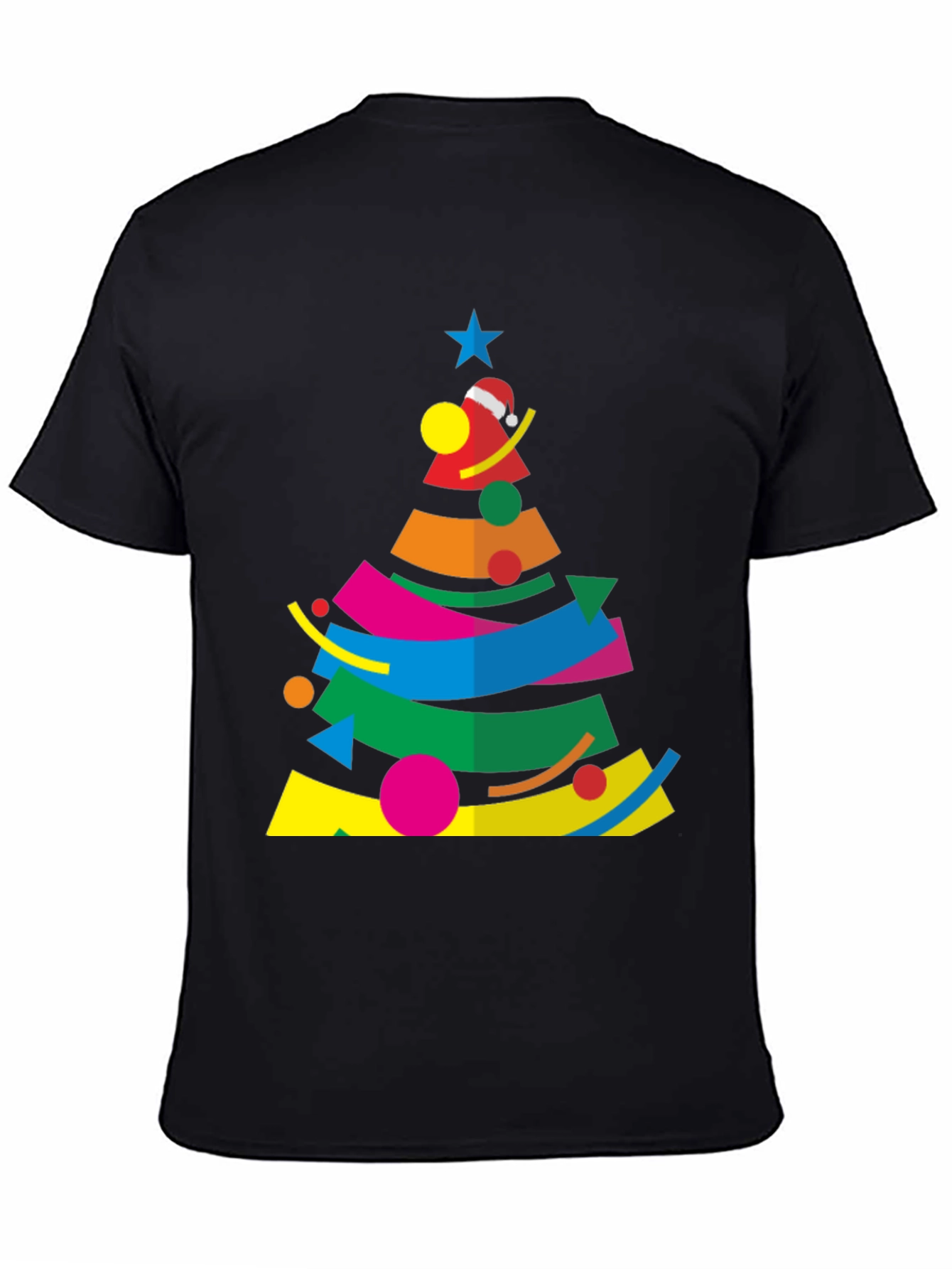 Abstract Christmas Tree Graphic Tee