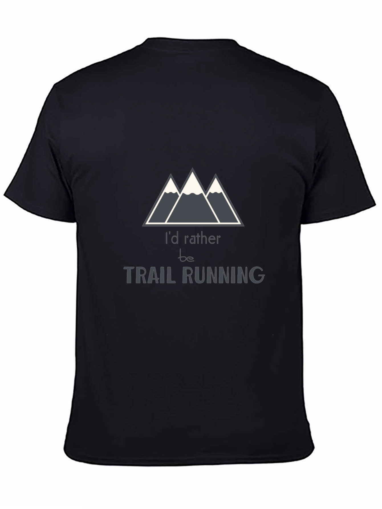 Trail Running T-Shirt - Mountain Design